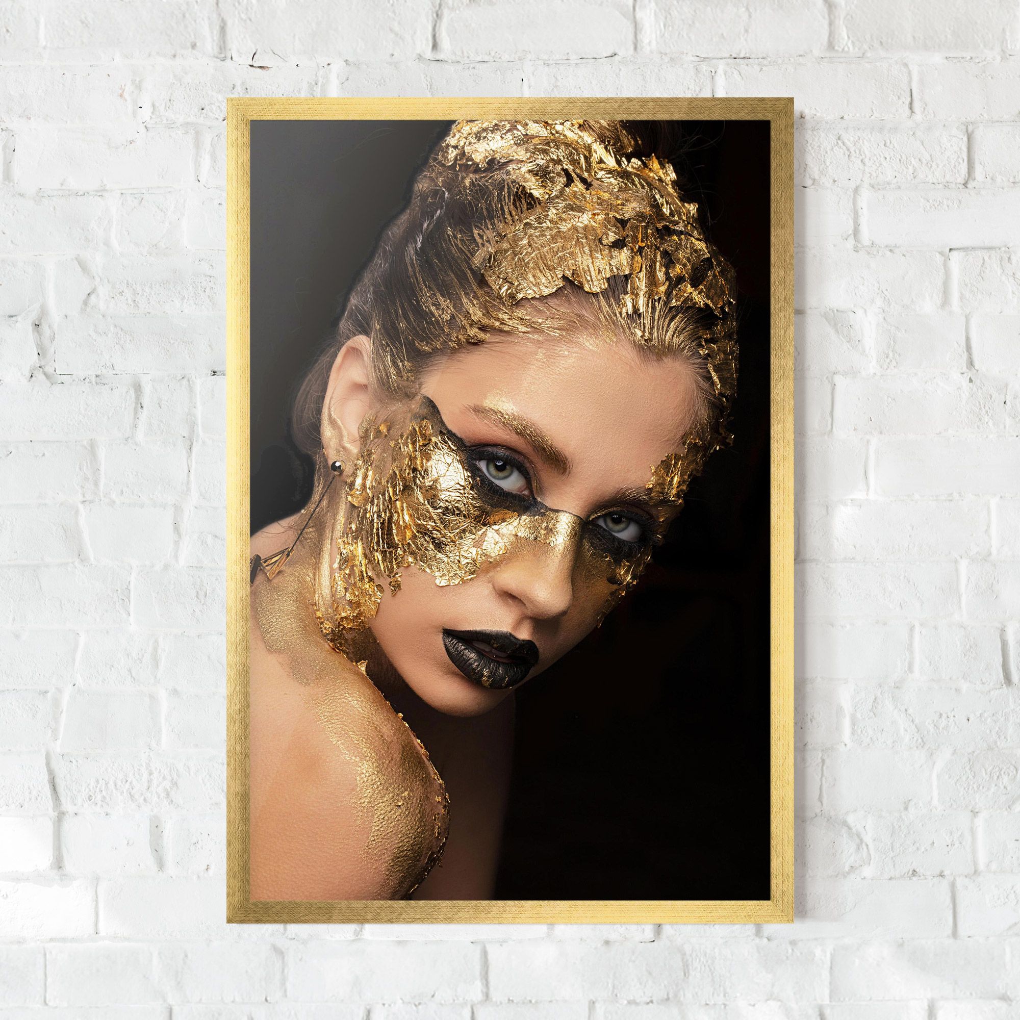 Golden Foil Face mockup 0
