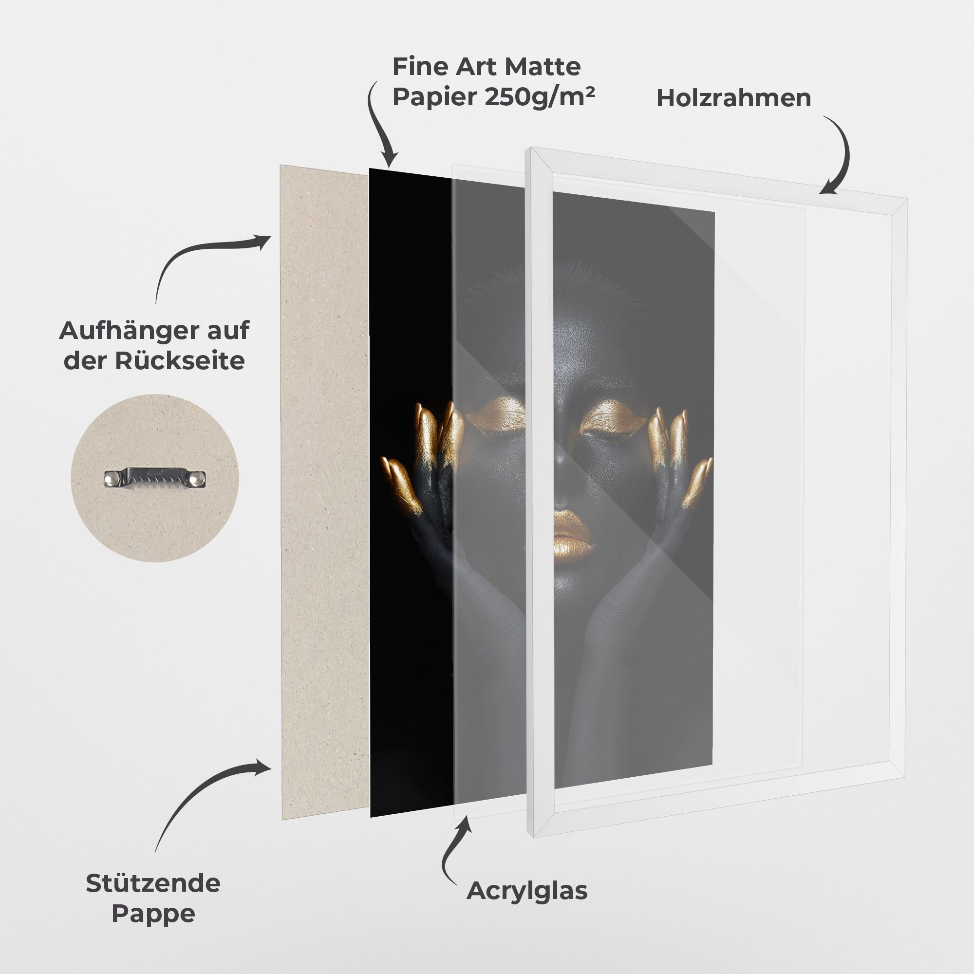 Fingertips Gold Makeup mockup 1