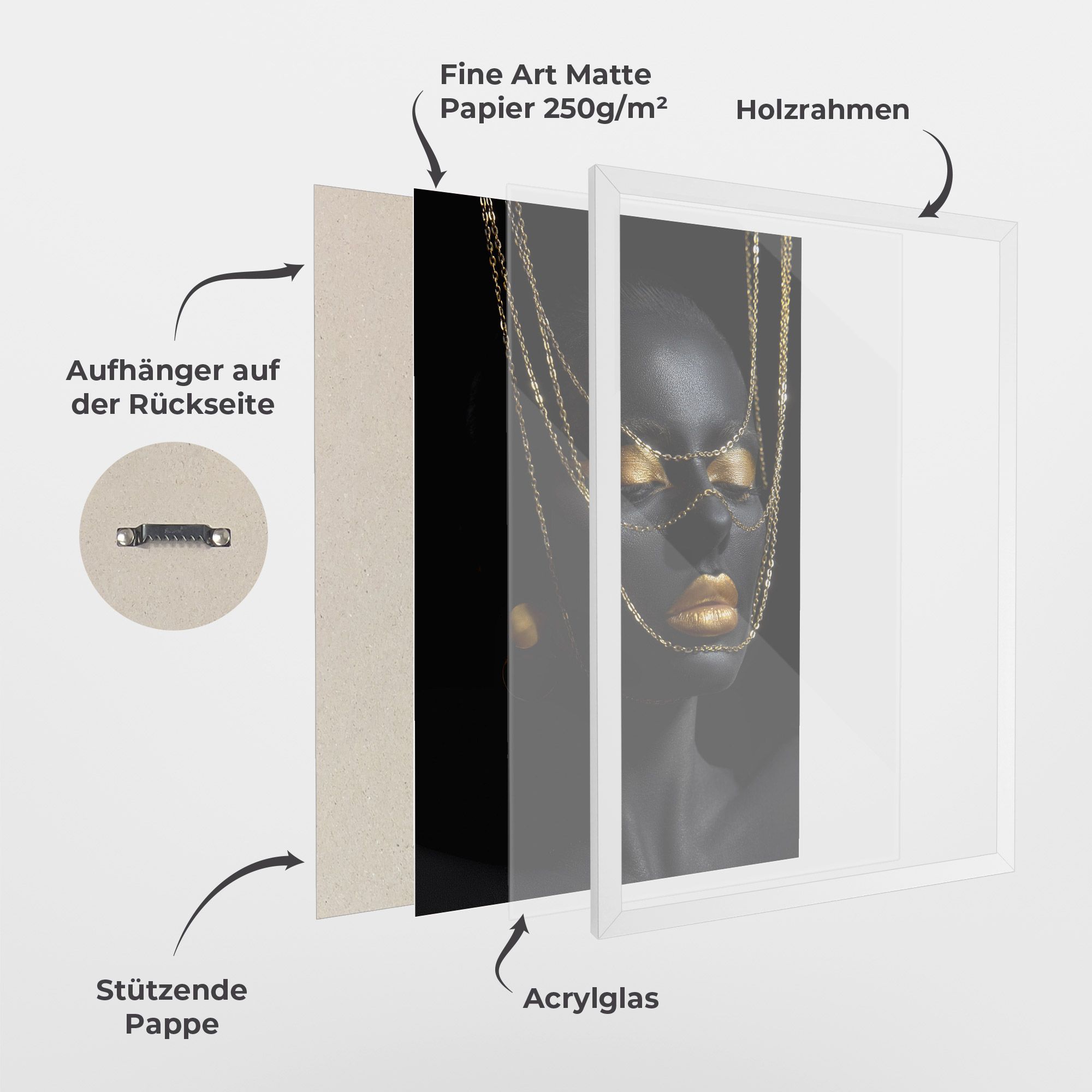 Gold Chain Girl mockup 1