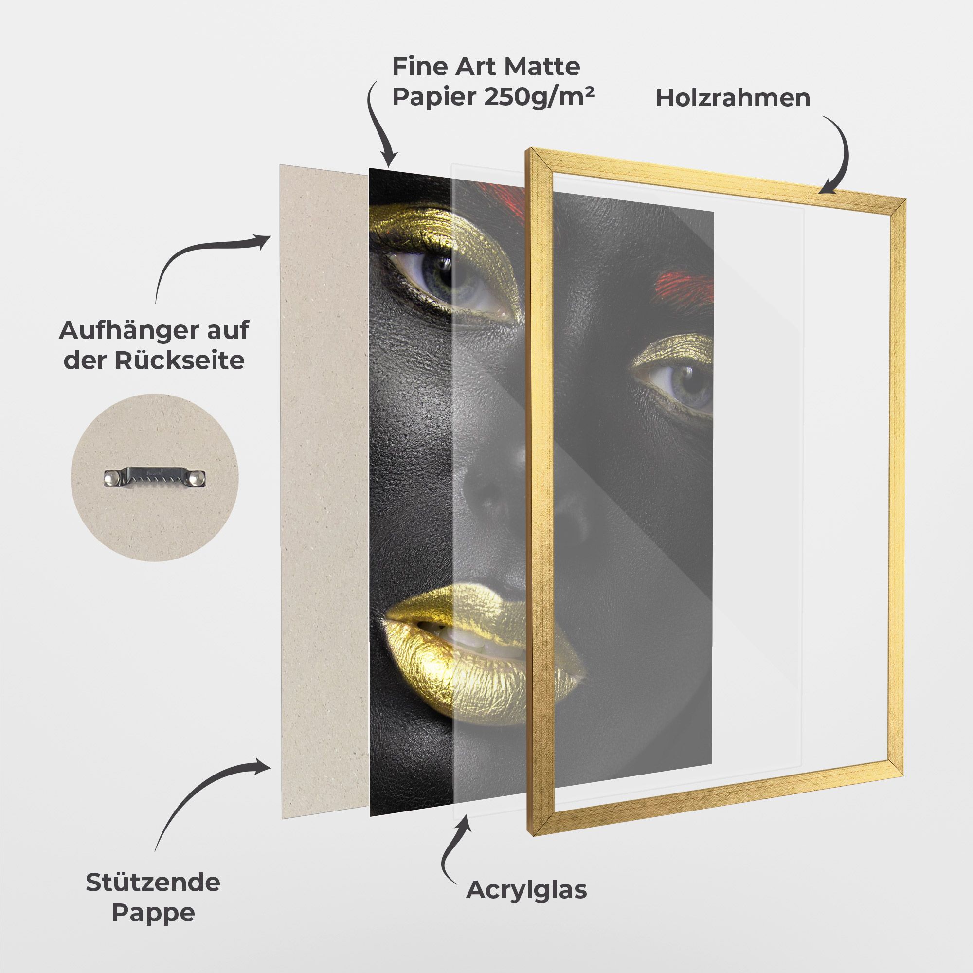 Gold Red Lips mockup 1