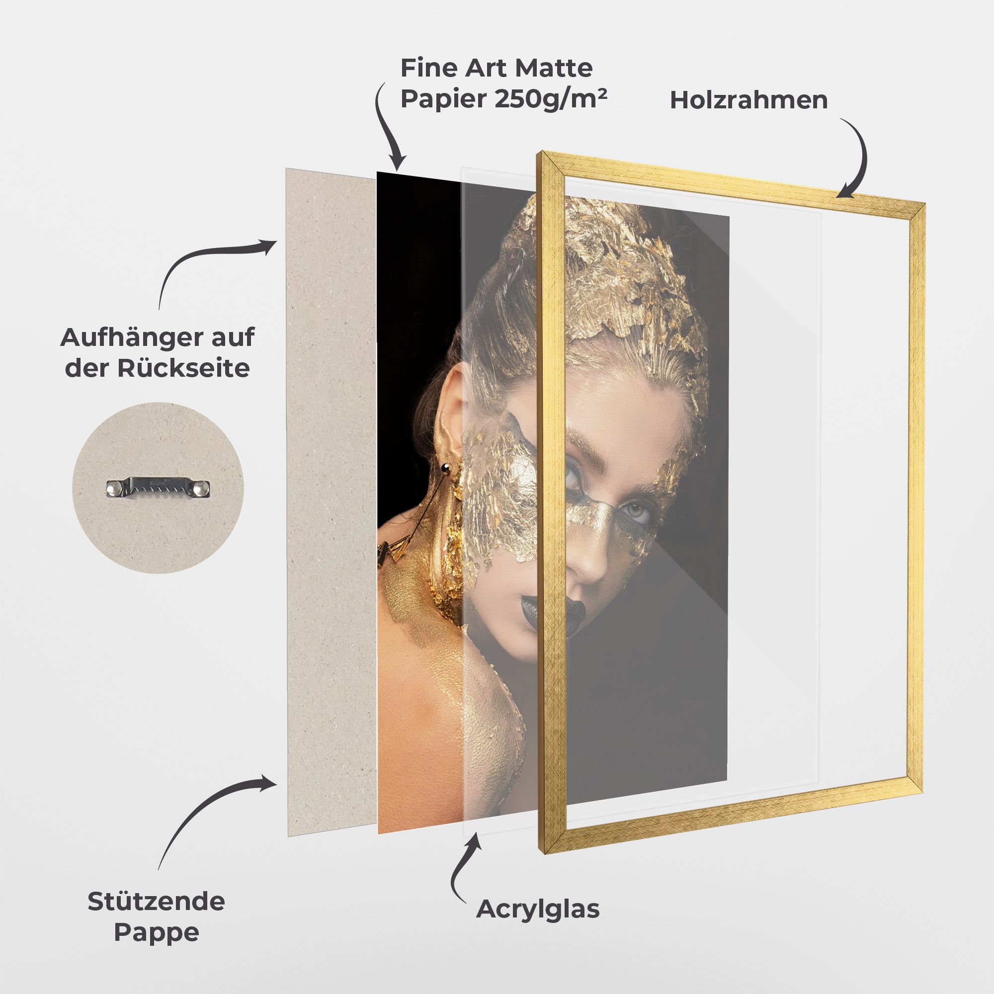 Golden Foil Face mockup 1