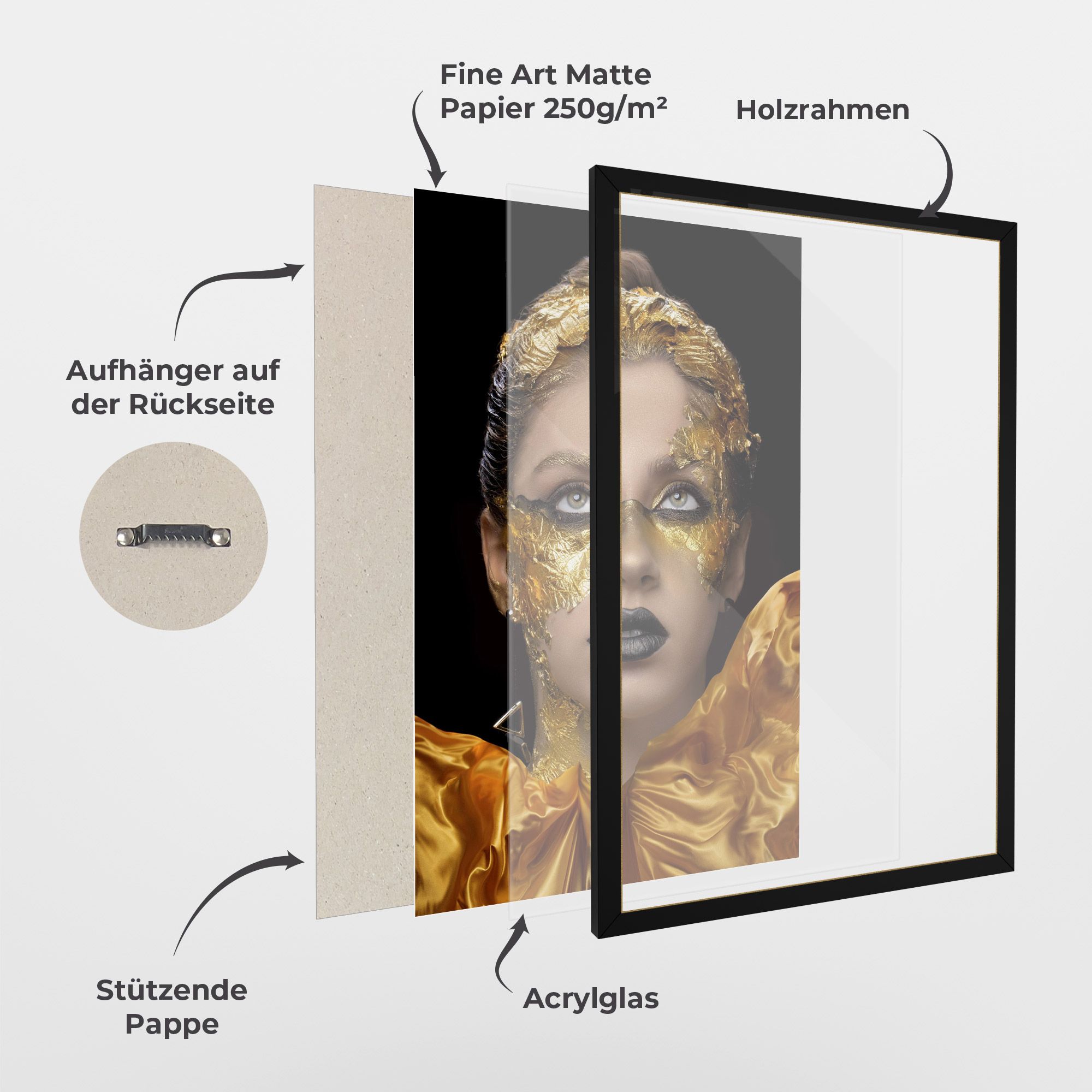 Glamorous Gold Outfit mockup 1