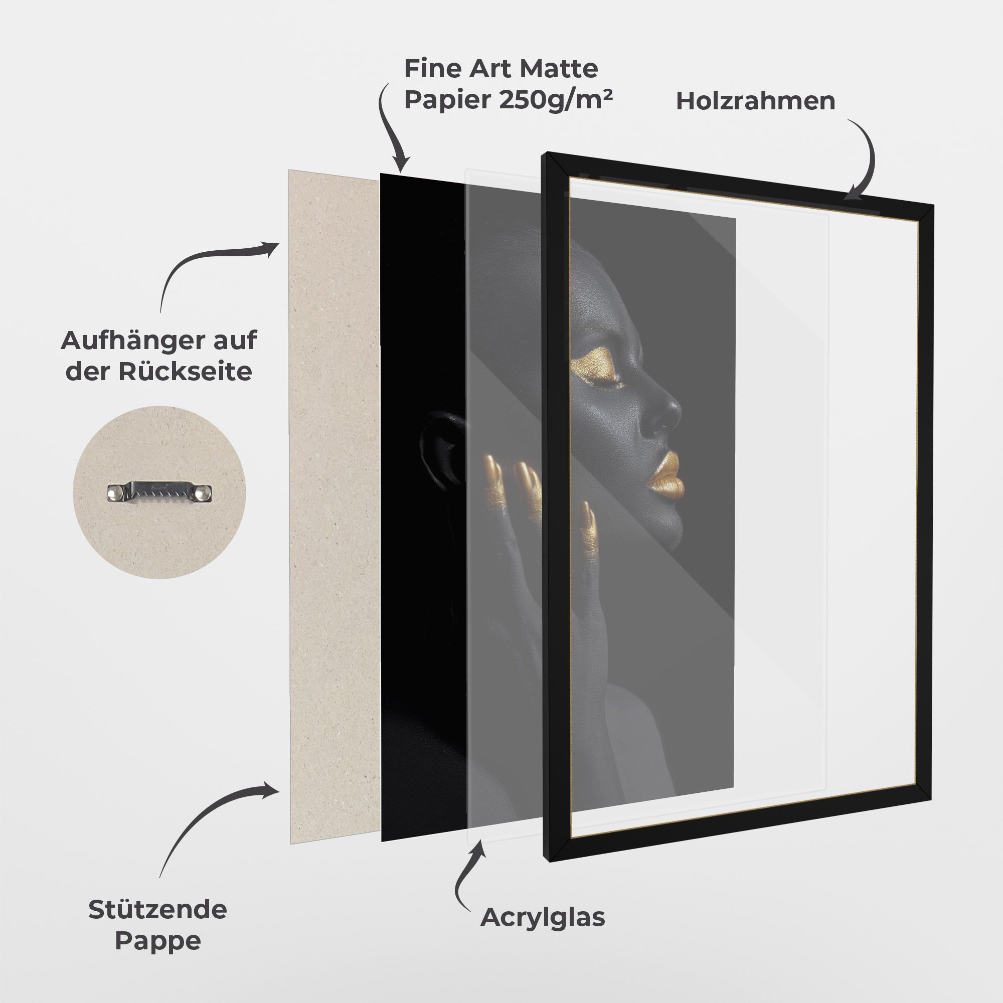 Gold Black Paint mockup 1