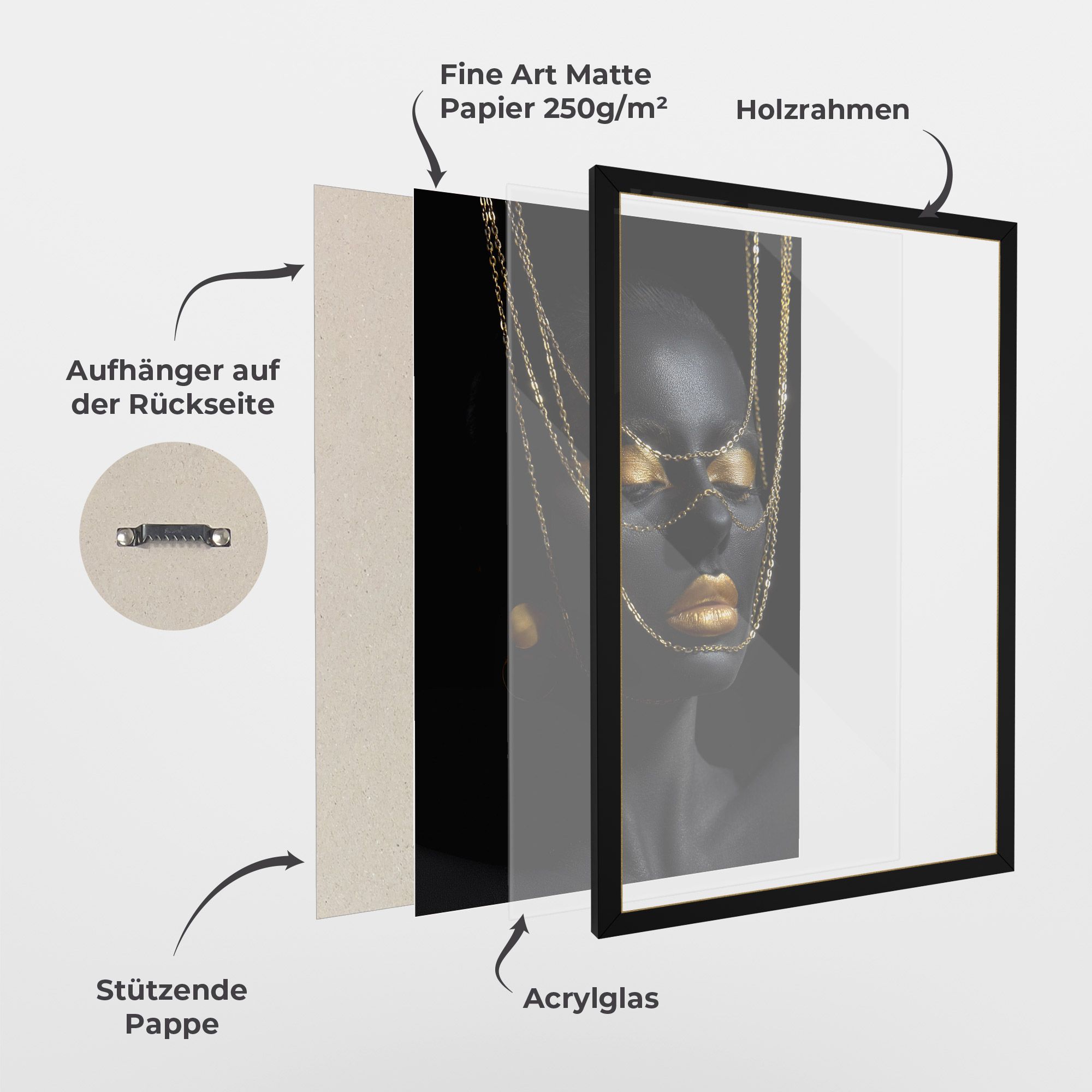 Gold Chain Girl mockup 1