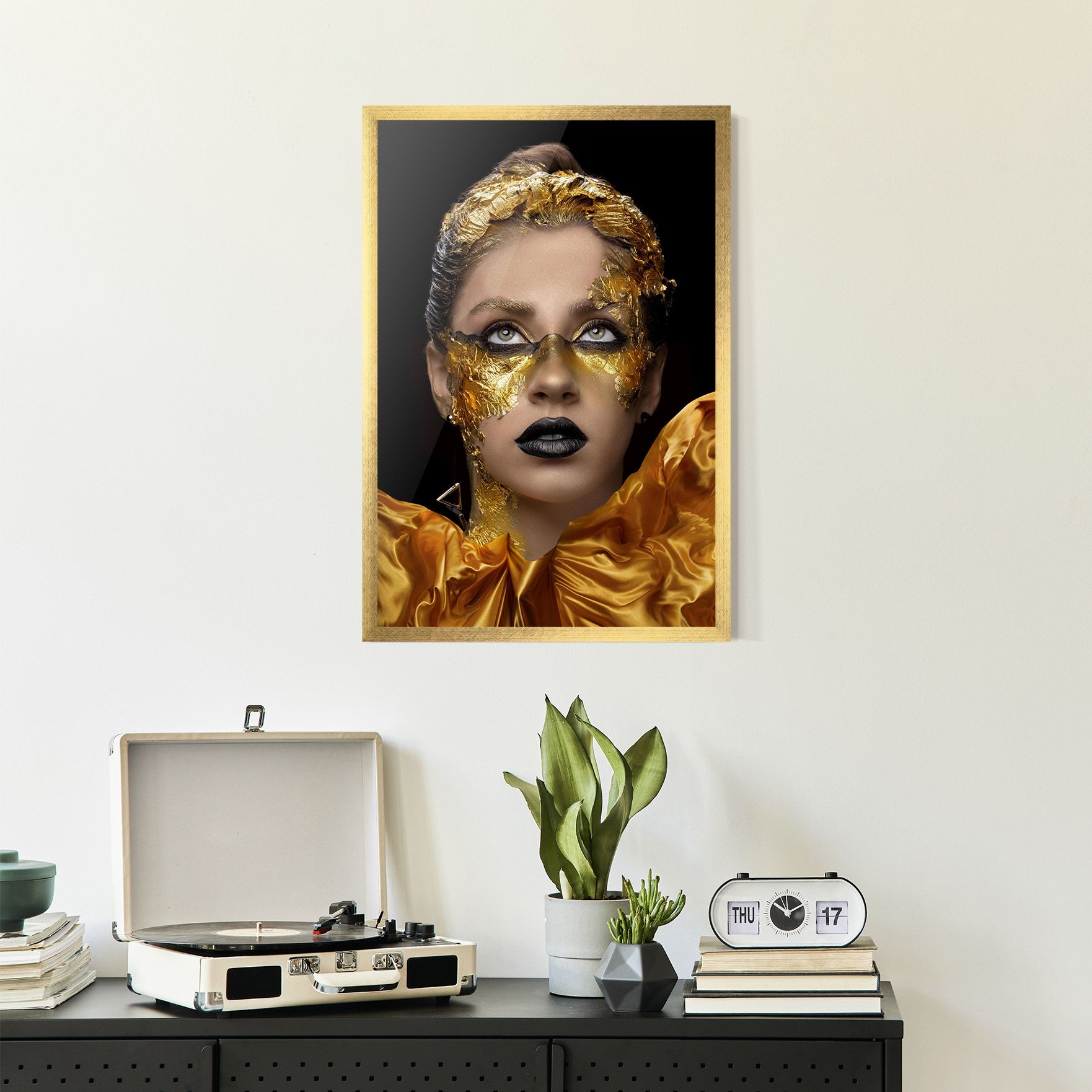 Glamorous Gold Outfit mockup 2