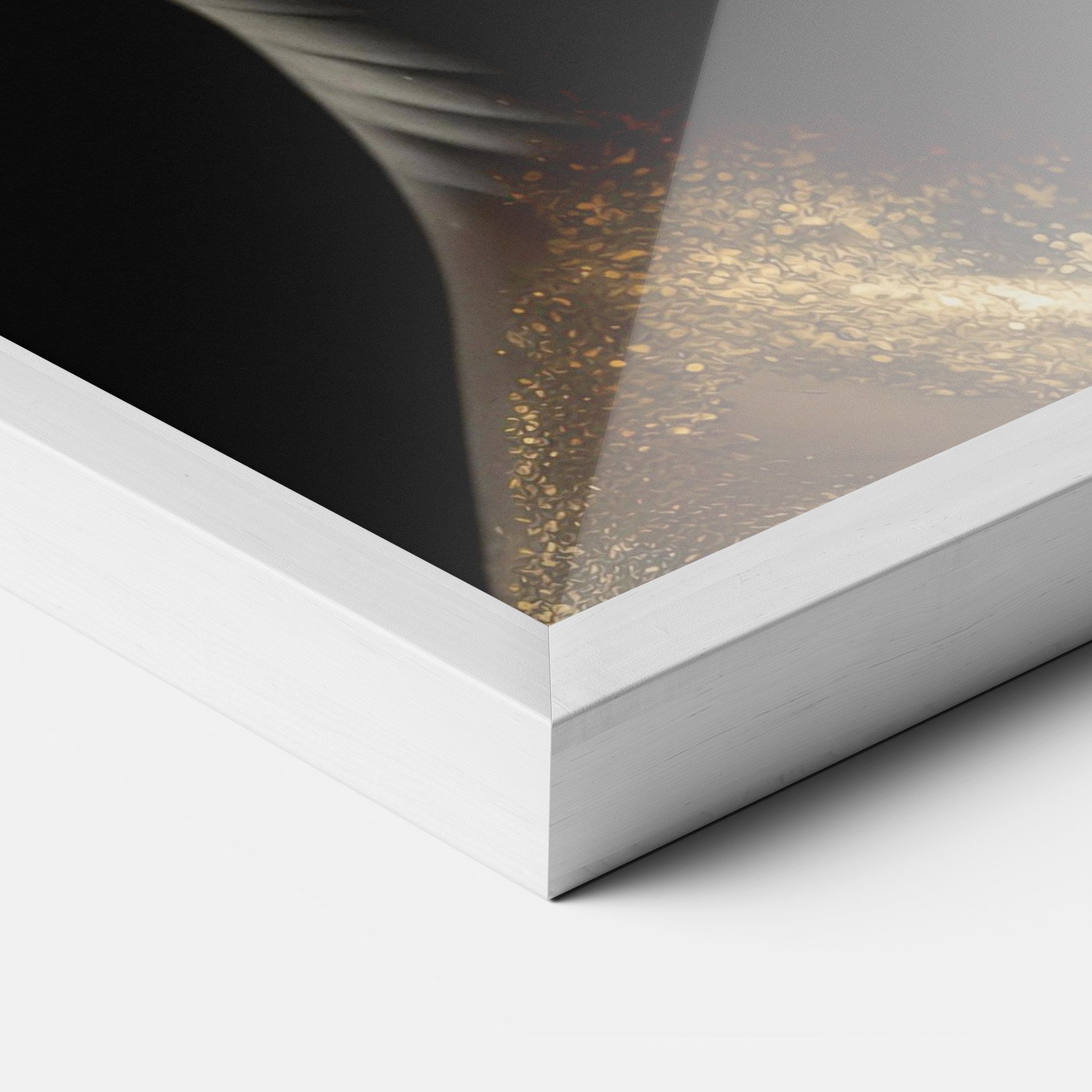 Attractive Gold Woman mockup 3