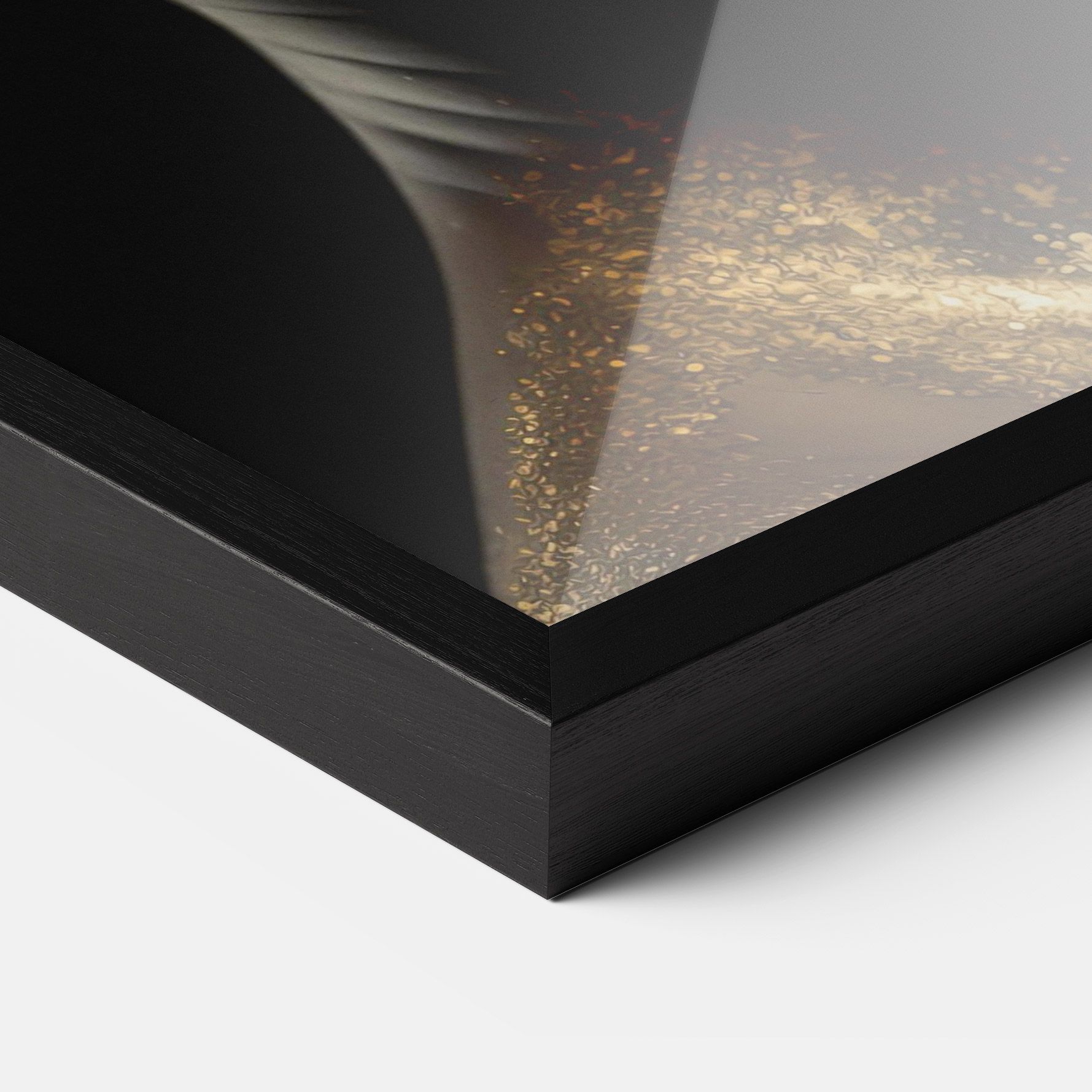 Attractive Gold Woman mockup 3