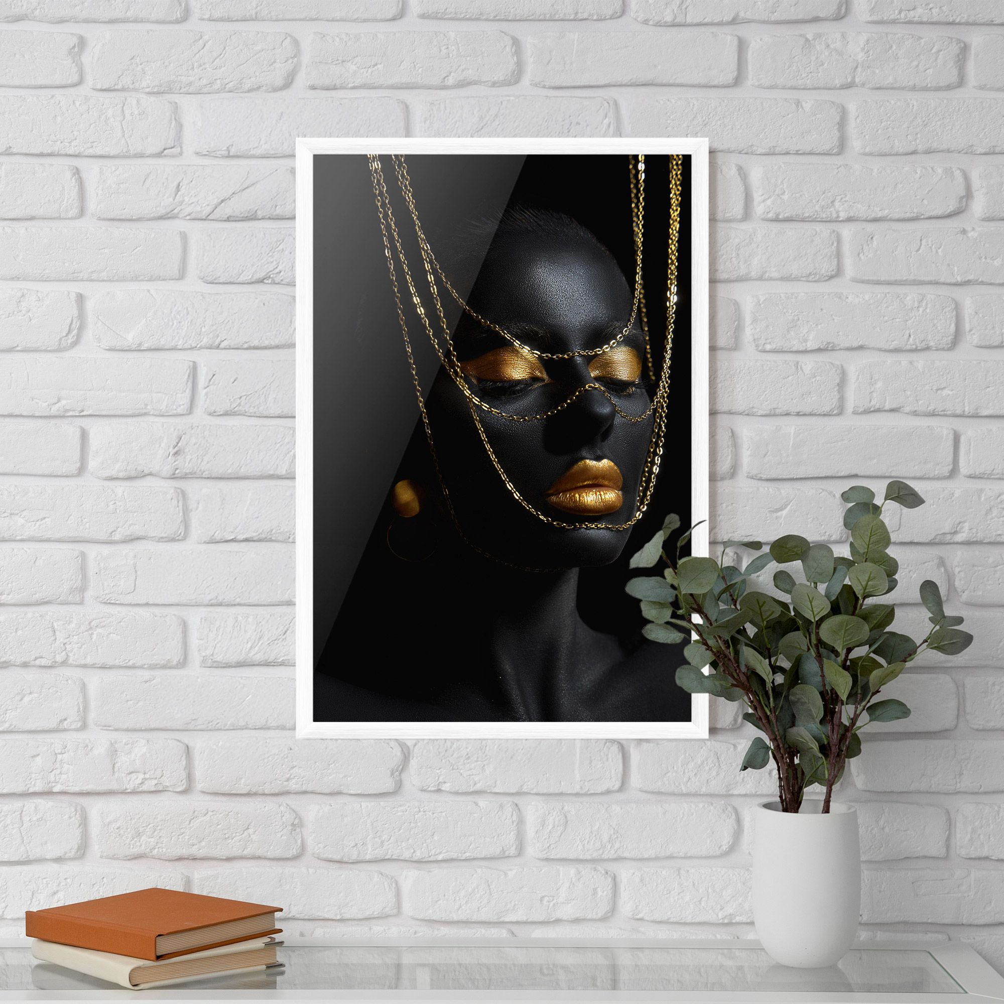 Gold Chain Girl mockup 5