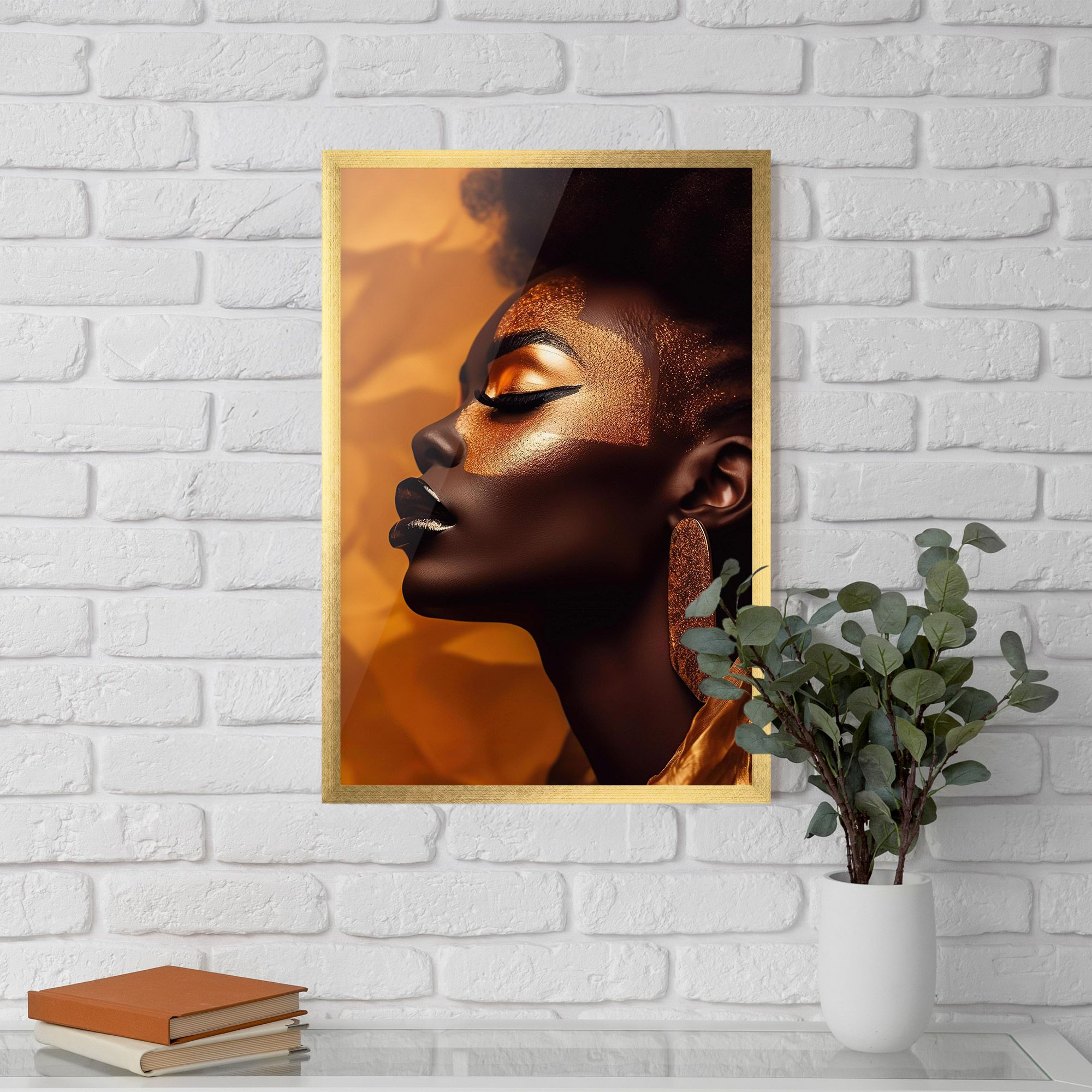 Fashion Gold Portrait mockup 5