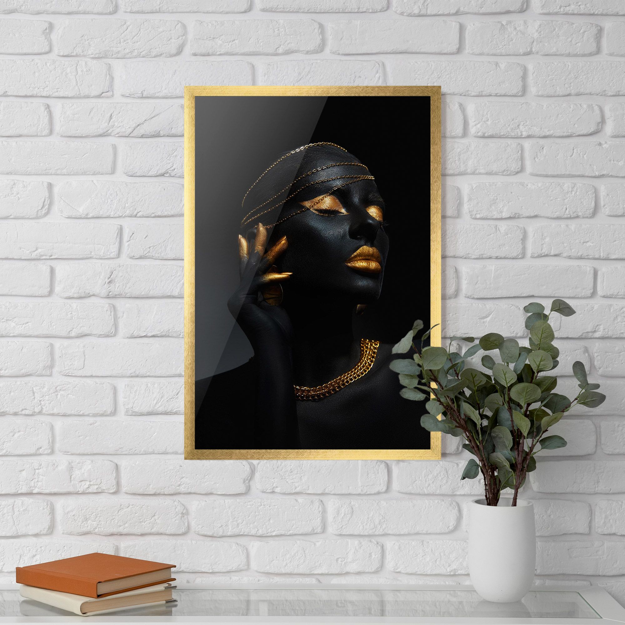 Gold Makeup Eyelids mockup 5