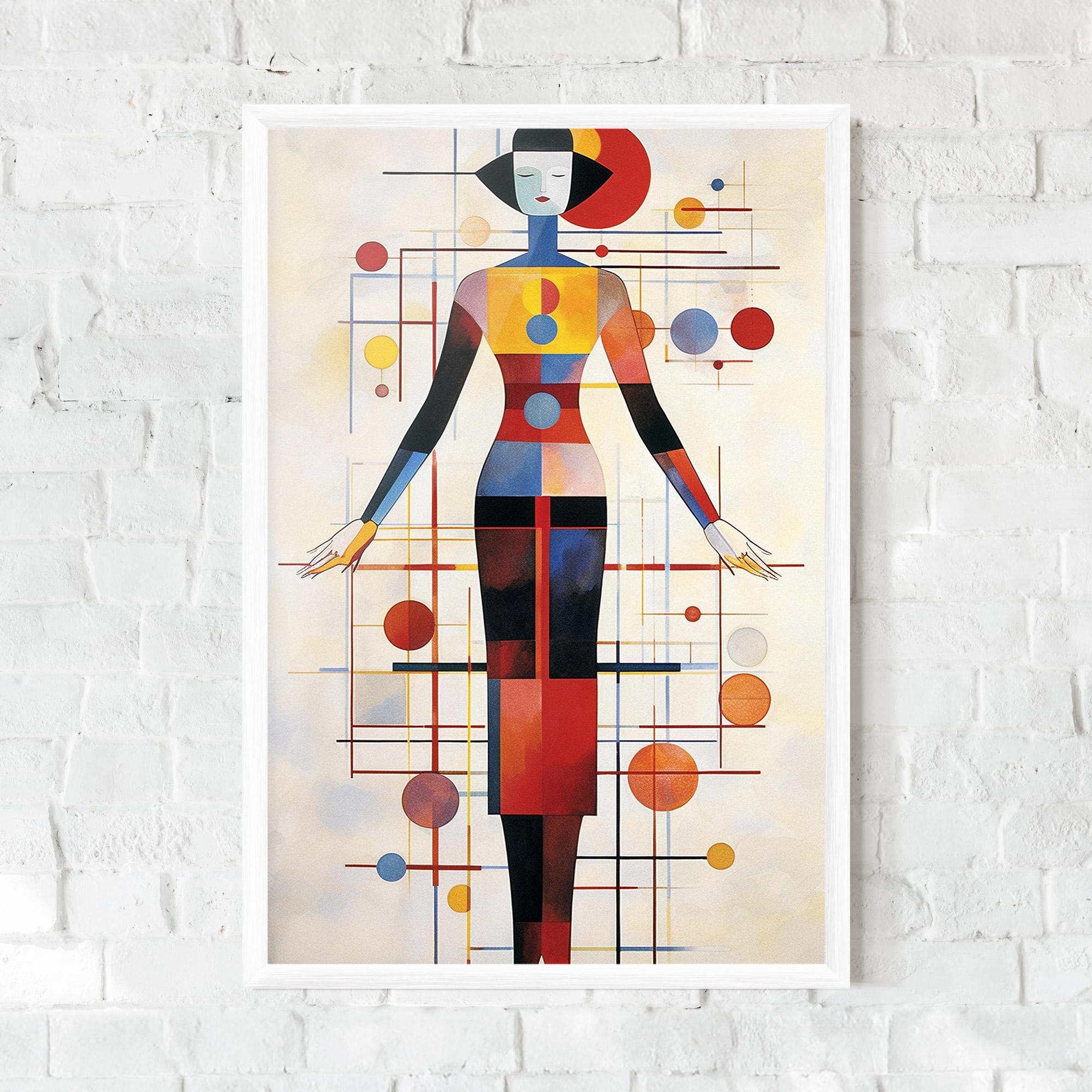 Gerahmte Poster Poster Woman Artist mockup 0