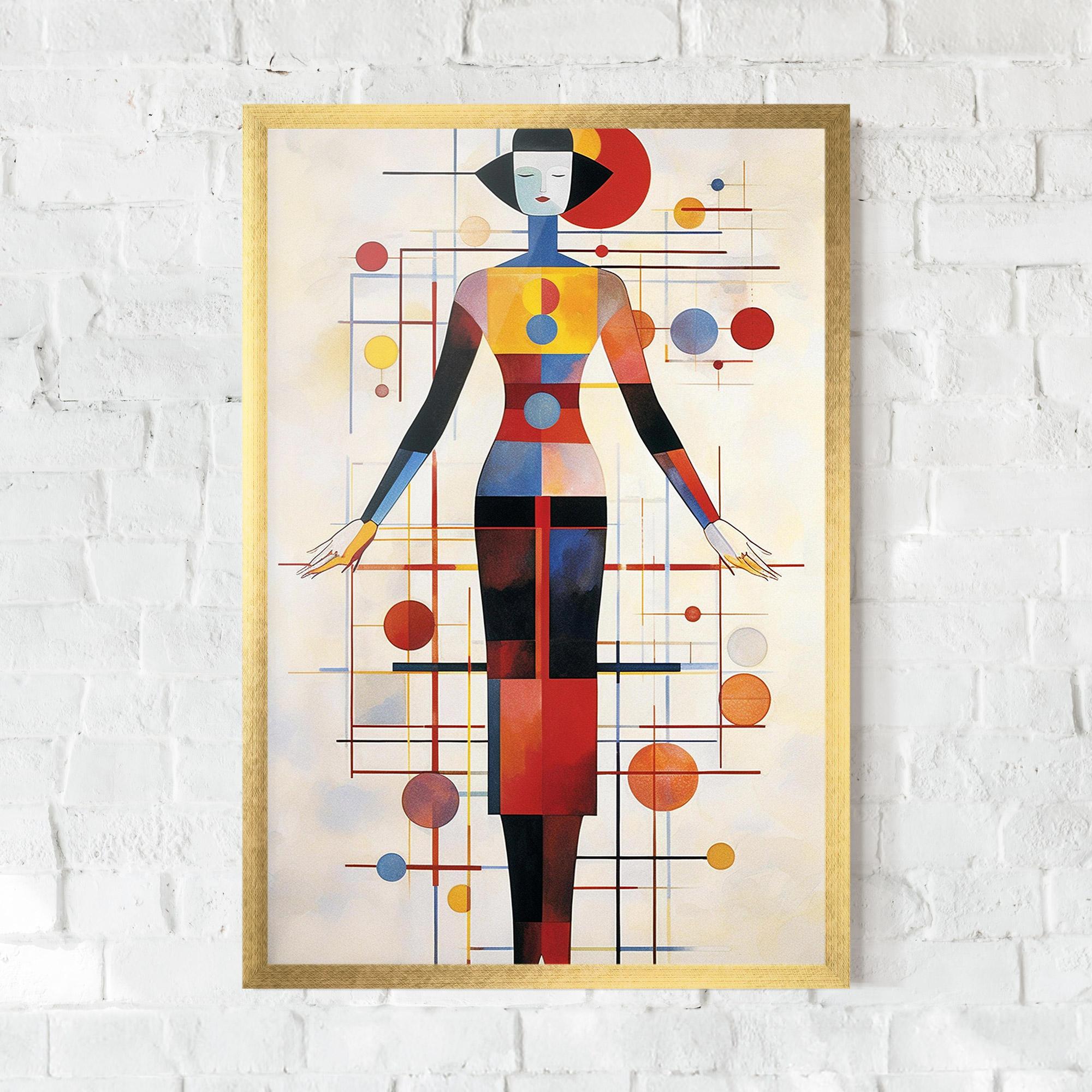 Gerahmte Poster Poster Woman Artist mockup 0
