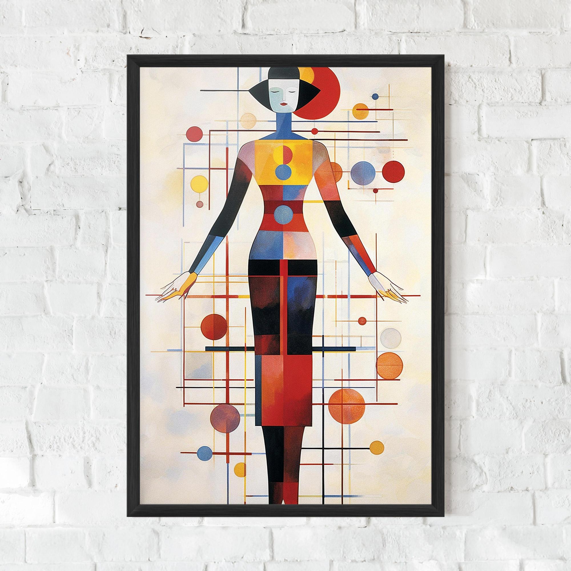 Gerahmte Poster Poster Woman Artist mockup 0