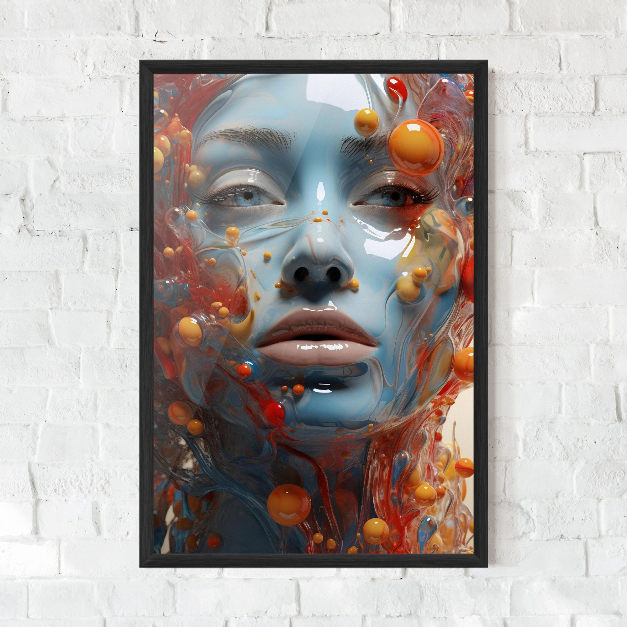 Pretty Blue Face mockup 0
