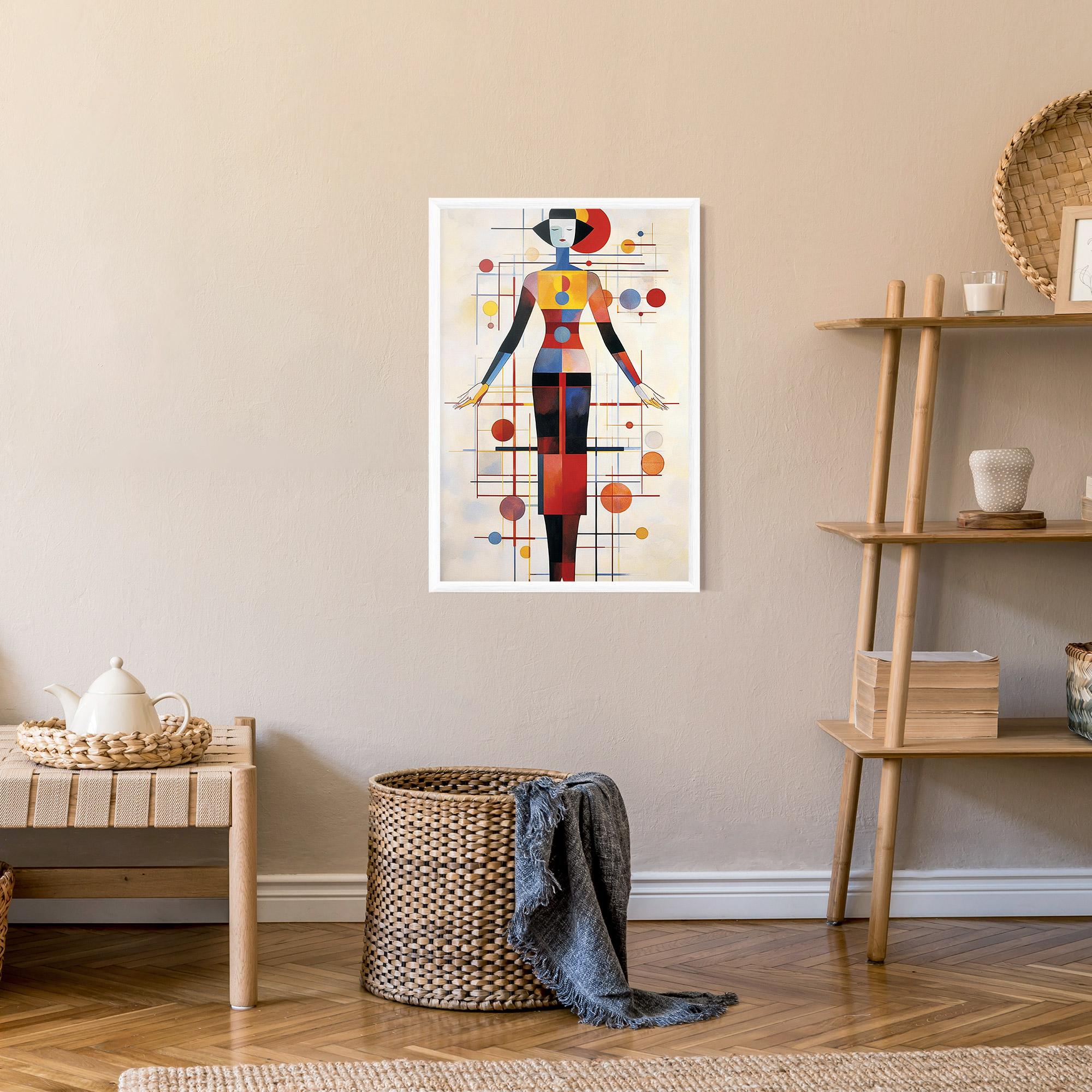 Gerahmte Poster Poster Woman Artist mockup 9