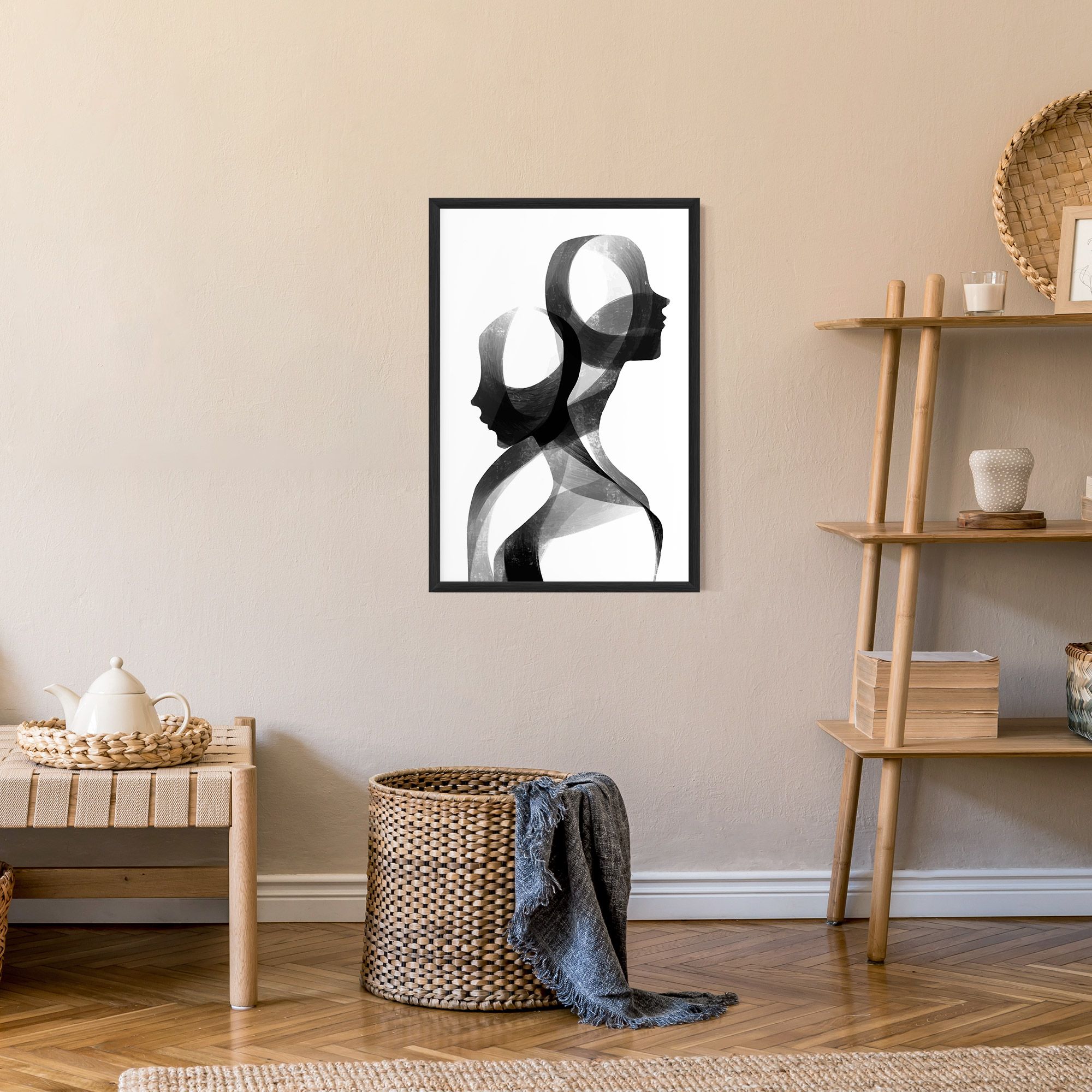 Abstract Grey Couple mockup 9