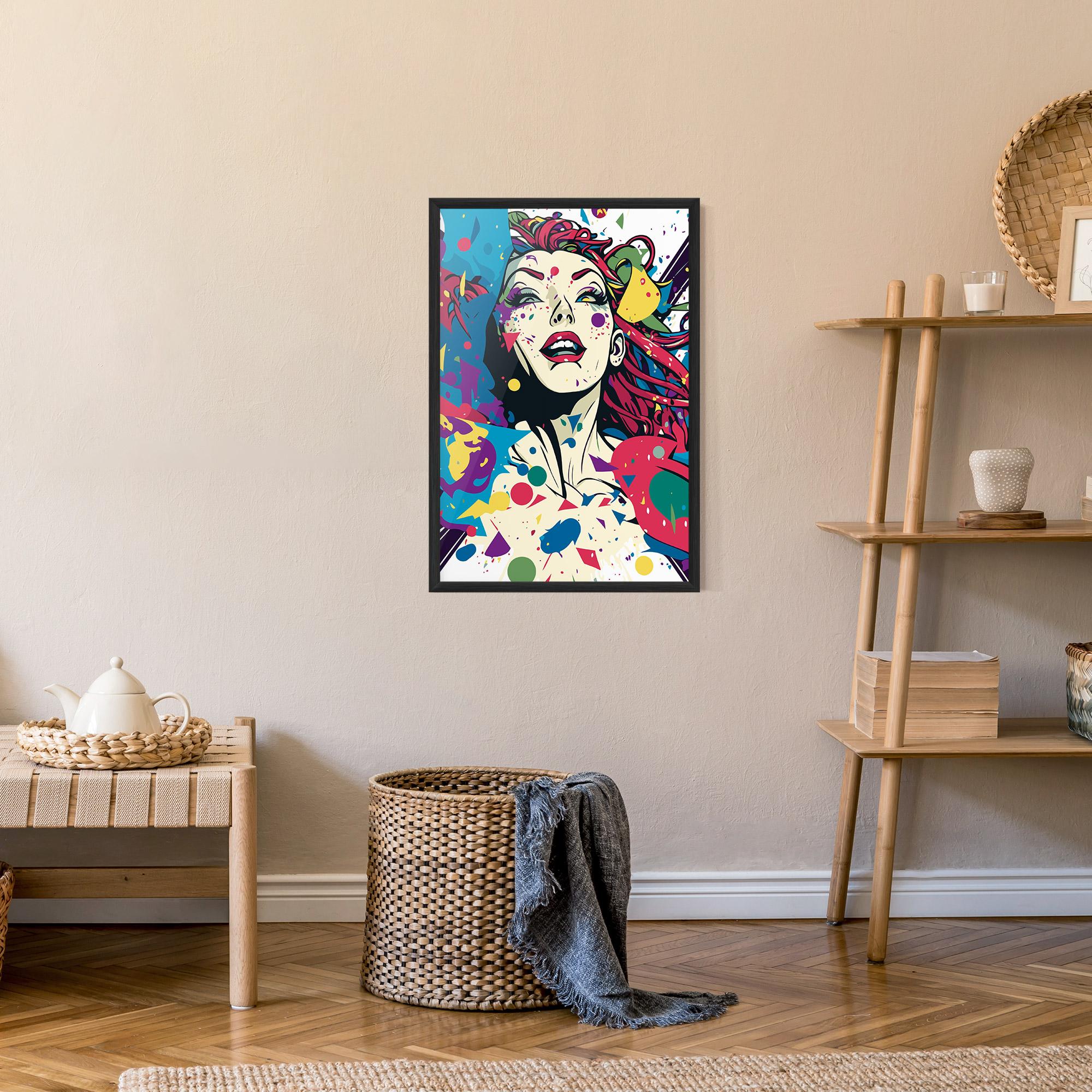 Gerahmte Poster Fictional Woman mockup 9