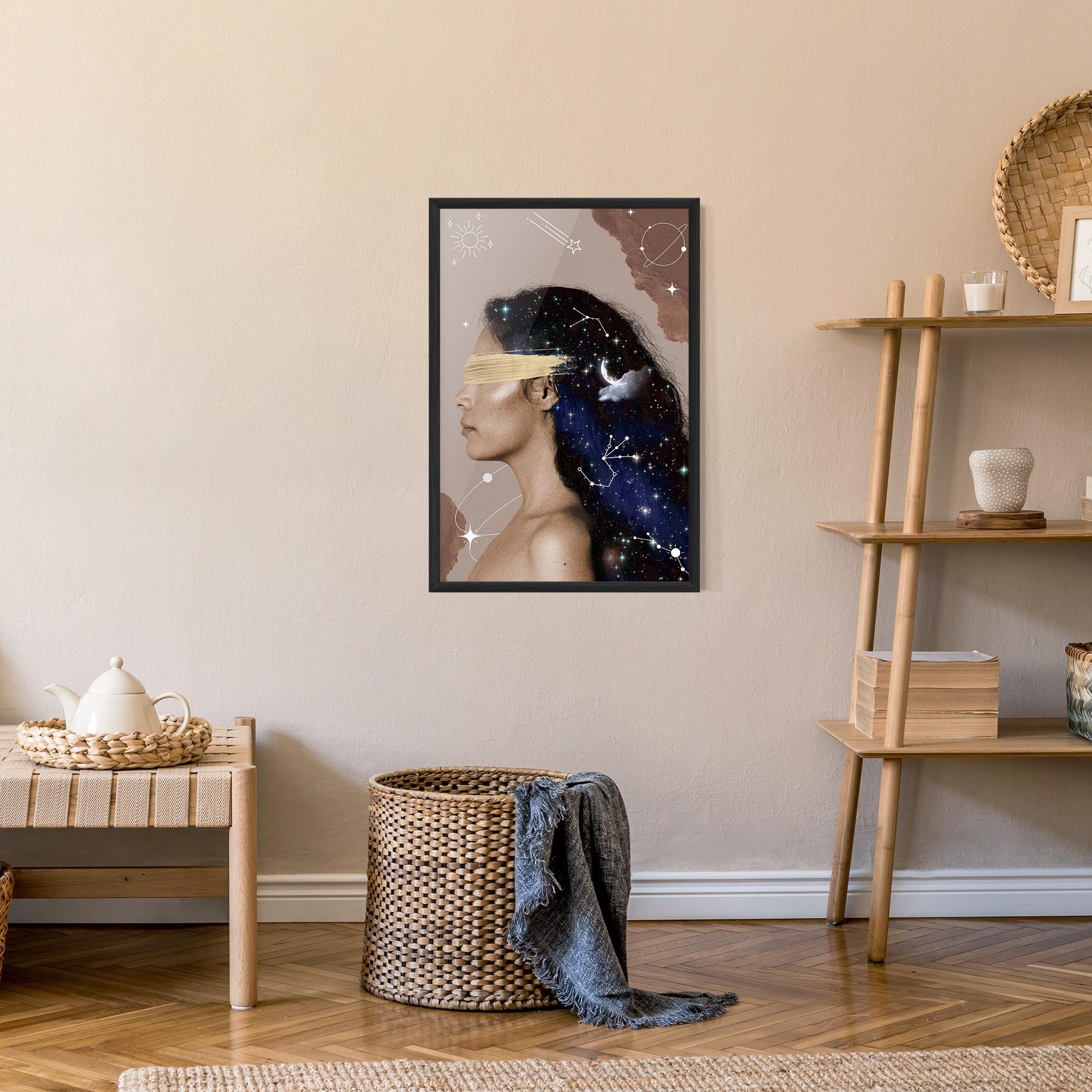 Gerahmte Poster Galaxy Hair mockup 9