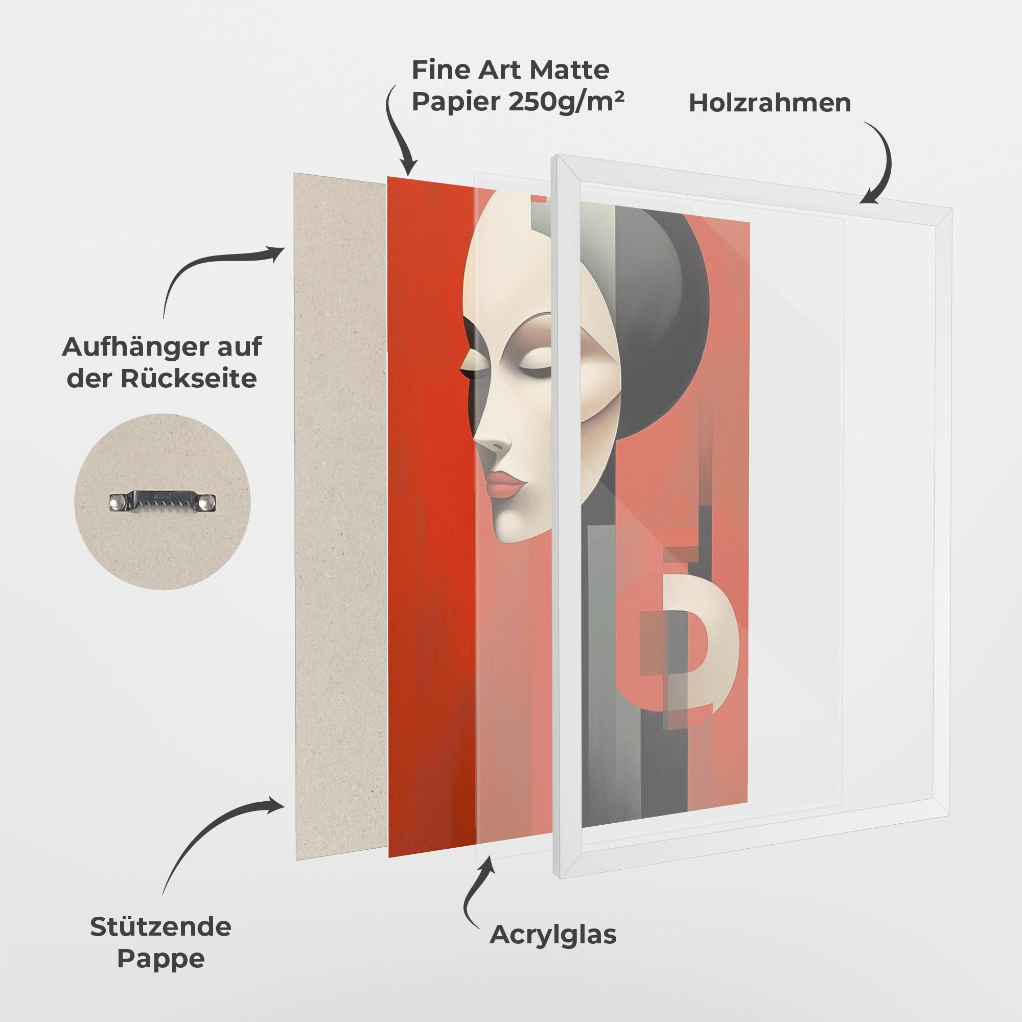 Gerahmte Poster Art Russian Revolution mockup 1