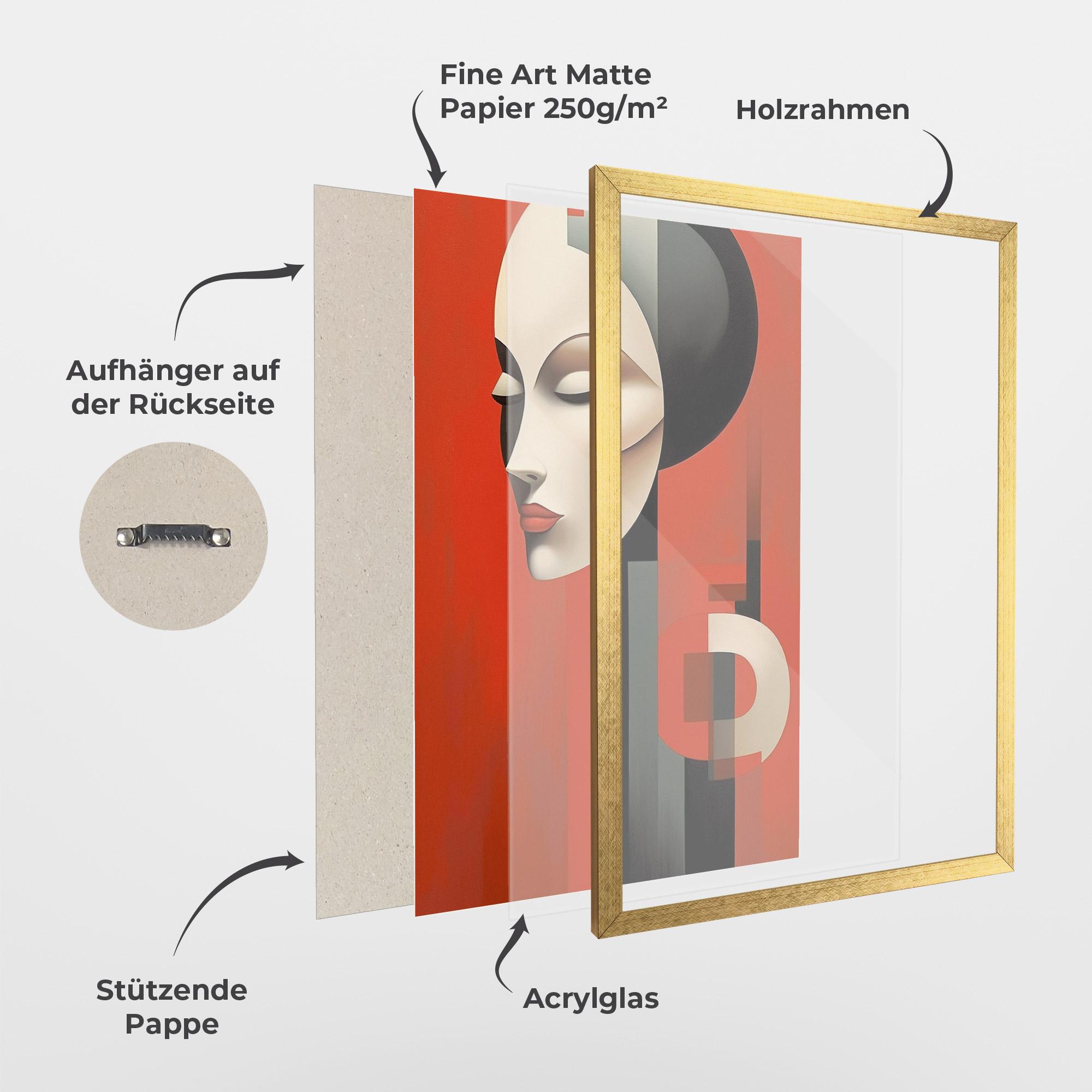 Gerahmte Poster Art Russian Revolution mockup 1