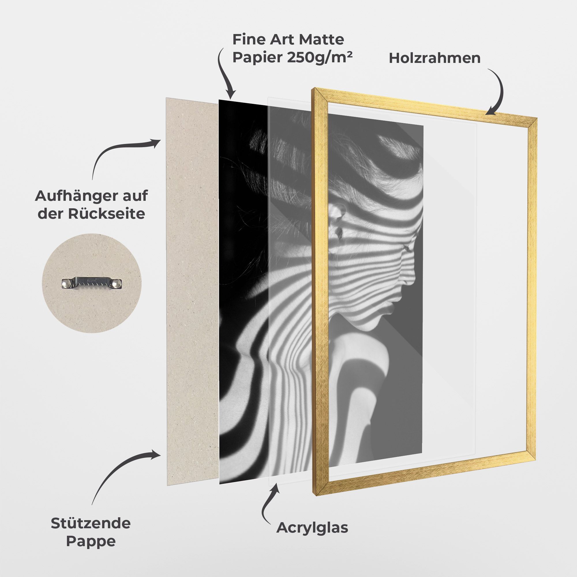 Zebra Stripes Woman mockup 1