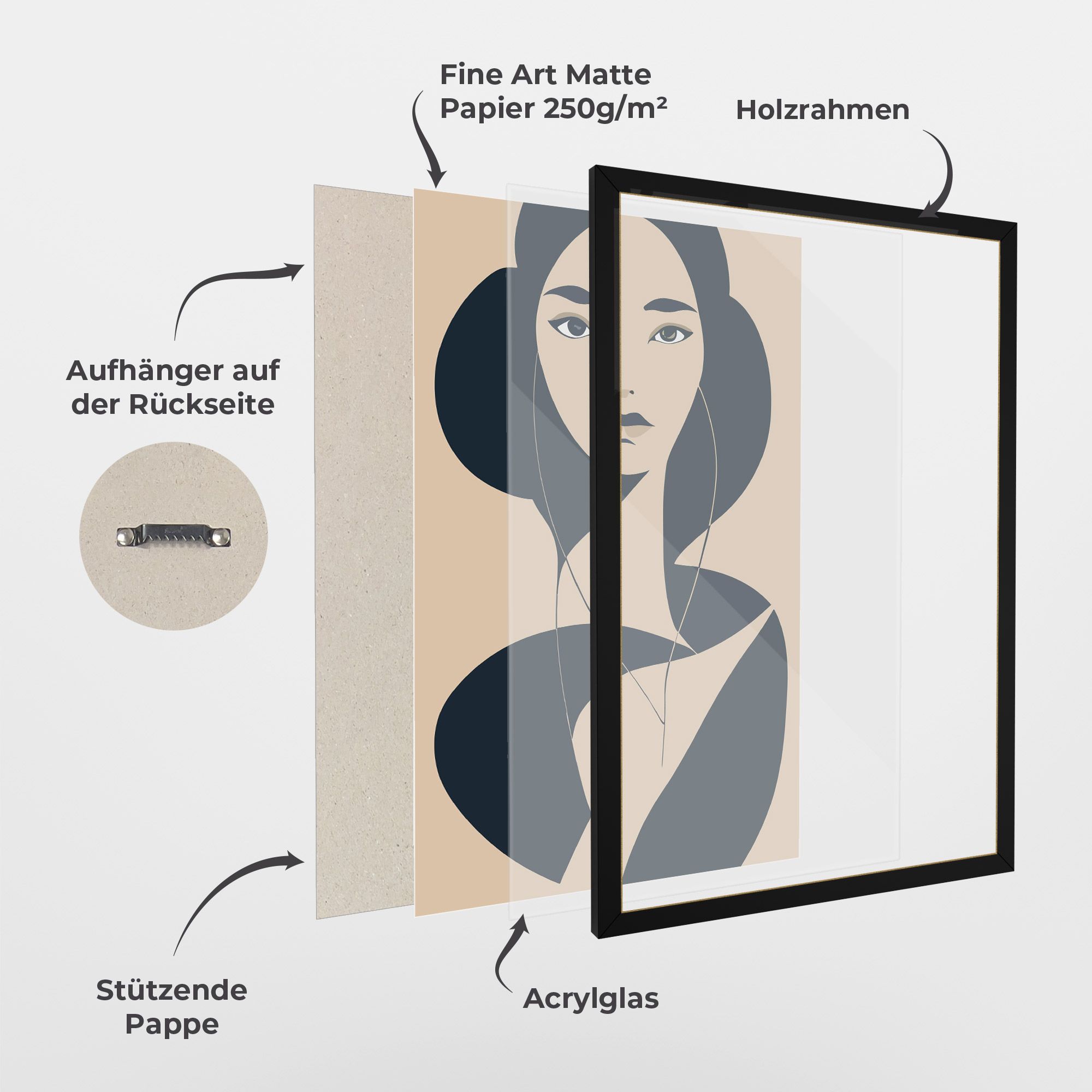 Cream Blue Woman mockup 1