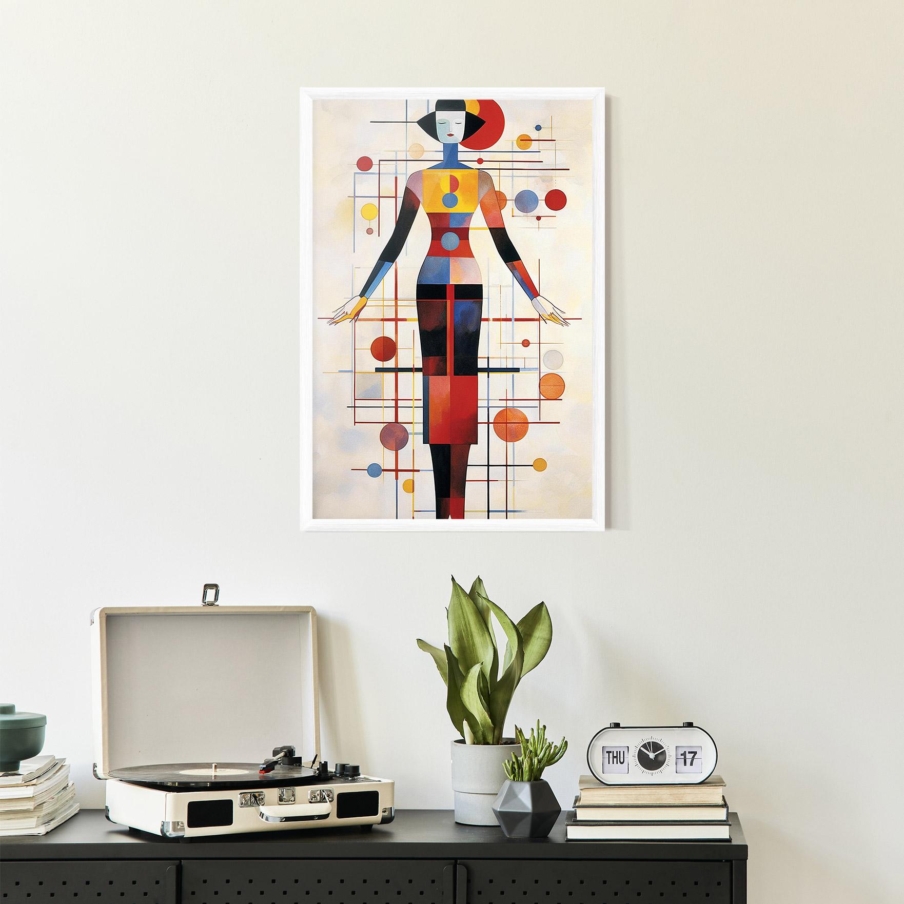 Gerahmte Poster Poster Woman Artist mockup 2