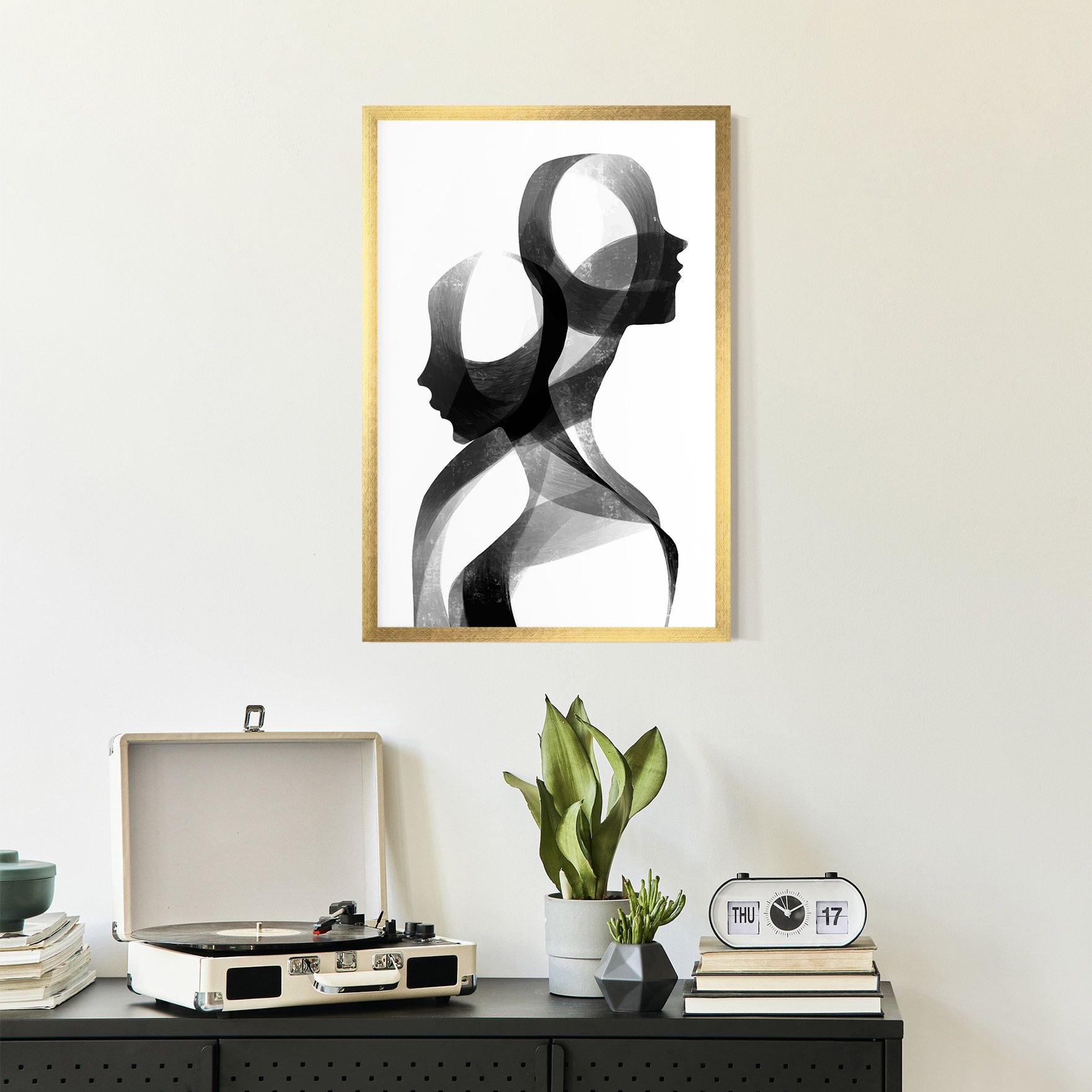 Abstract Grey Couple mockup 2