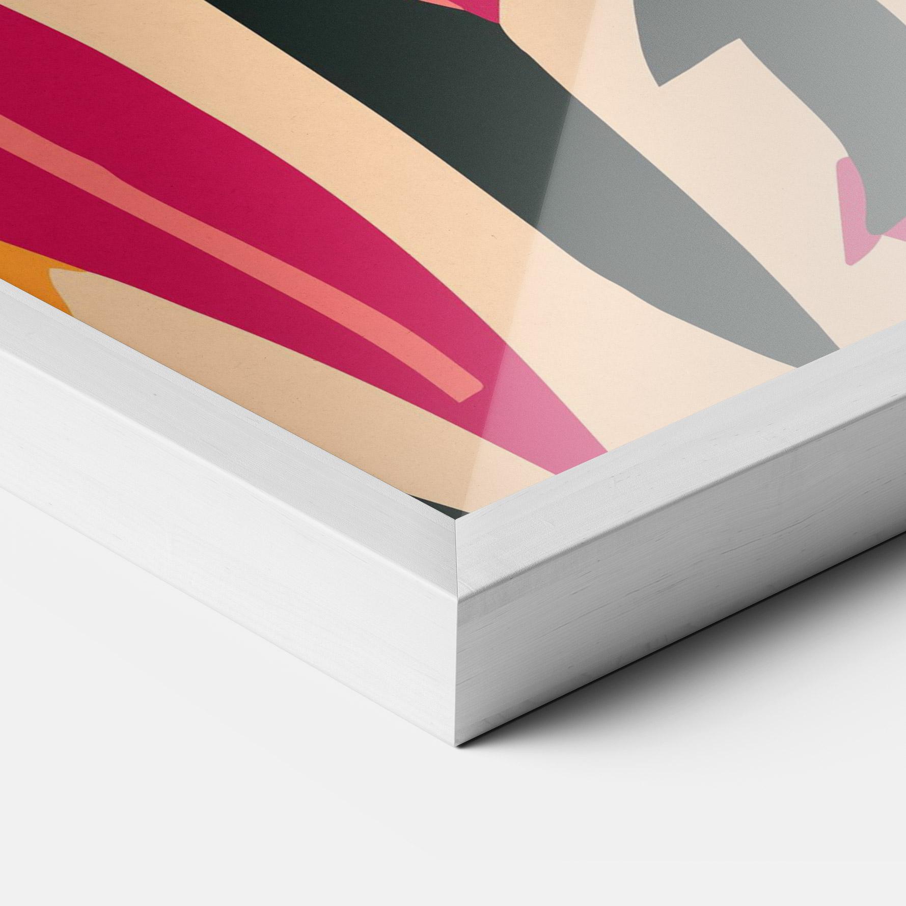 Gerahmte Poster Crowd Face mockup 3