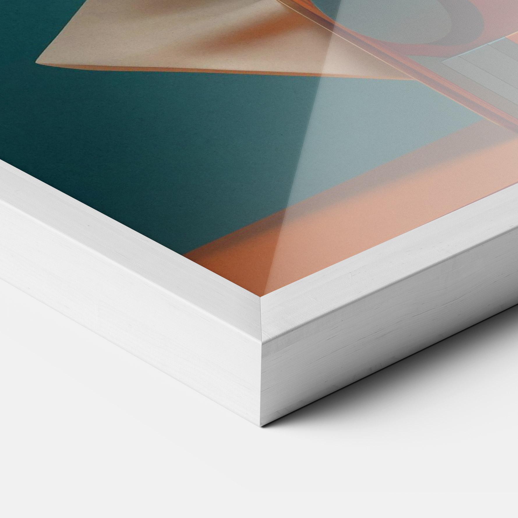 Gerahmte Poster Interesting Woman Concept mockup 3