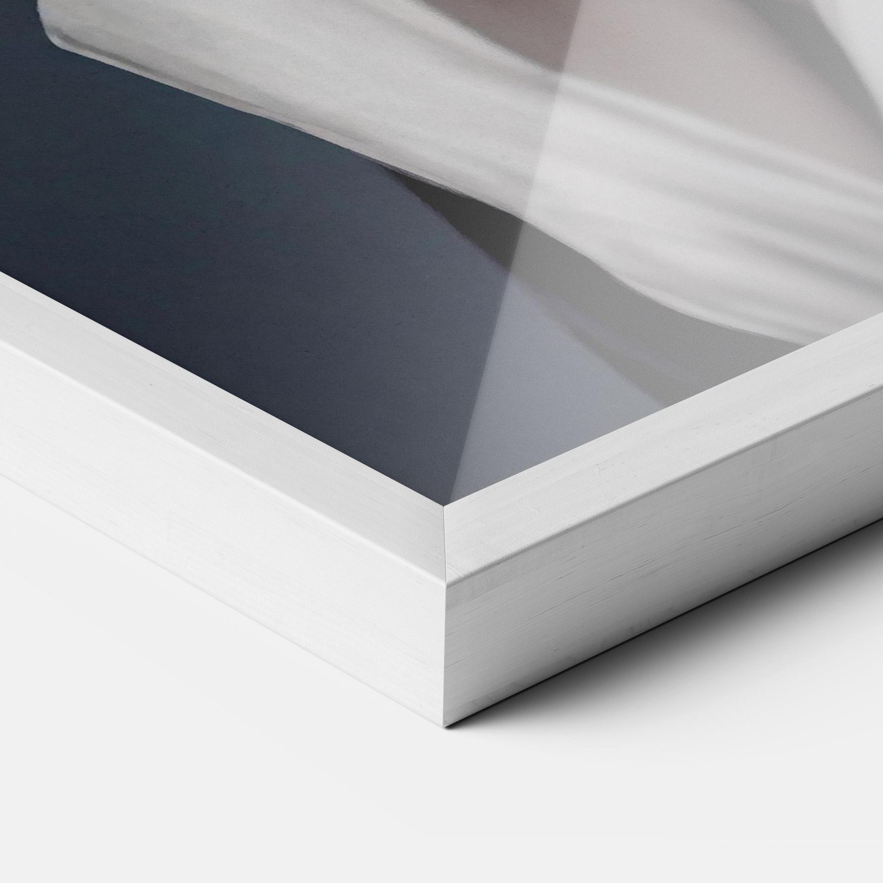 Gerahmte Poster Red Flower Woman mockup 3