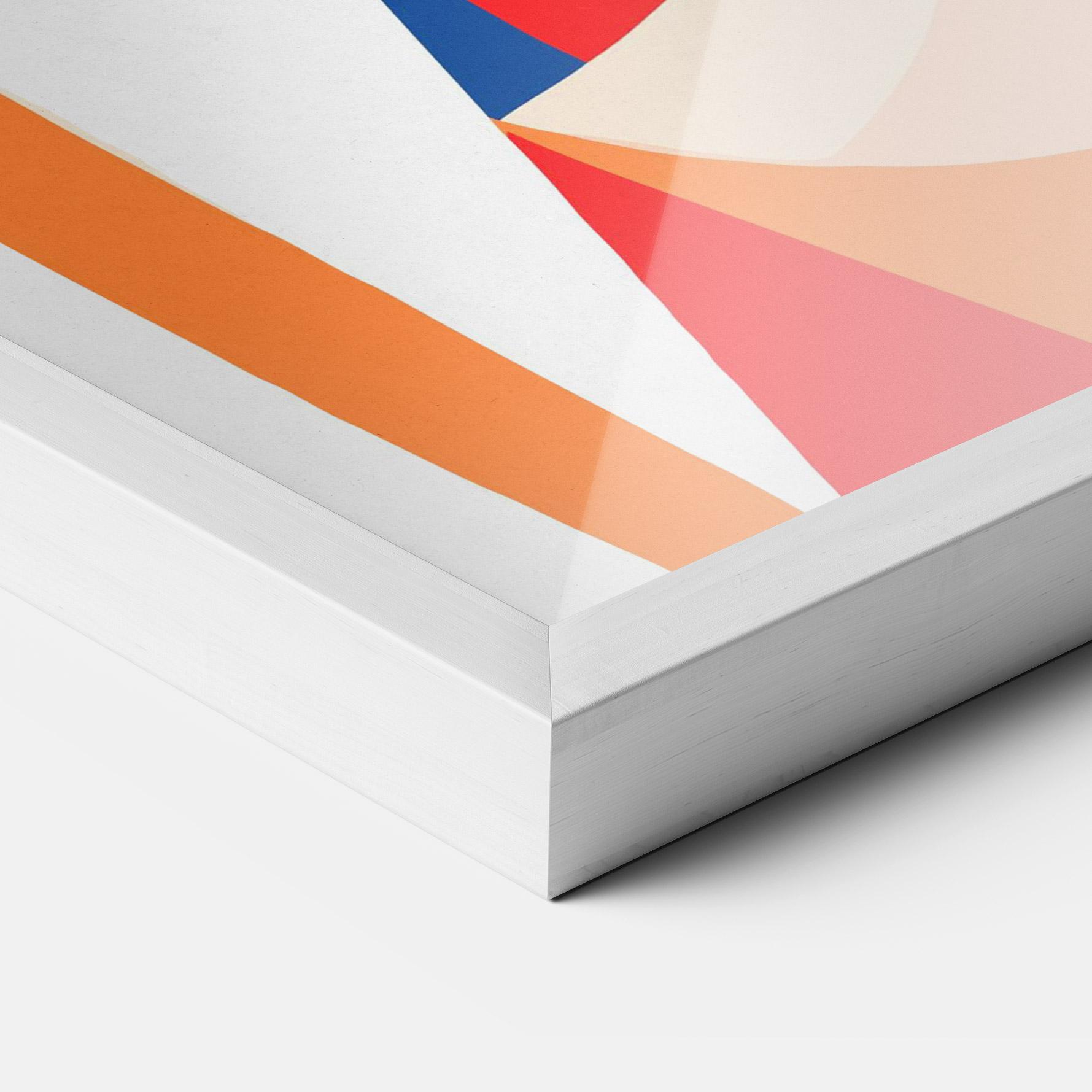 Gerahmte Poster White Hair Woman mockup 3