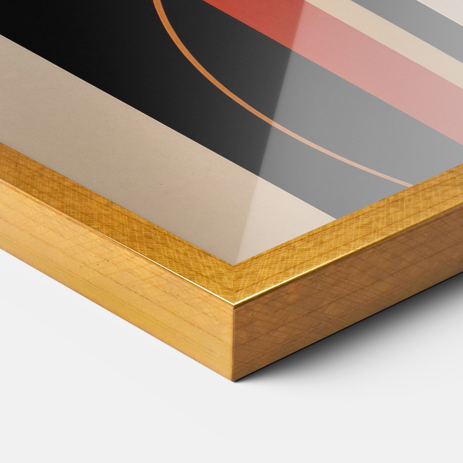 Abstract Couple Kissing mockup 3