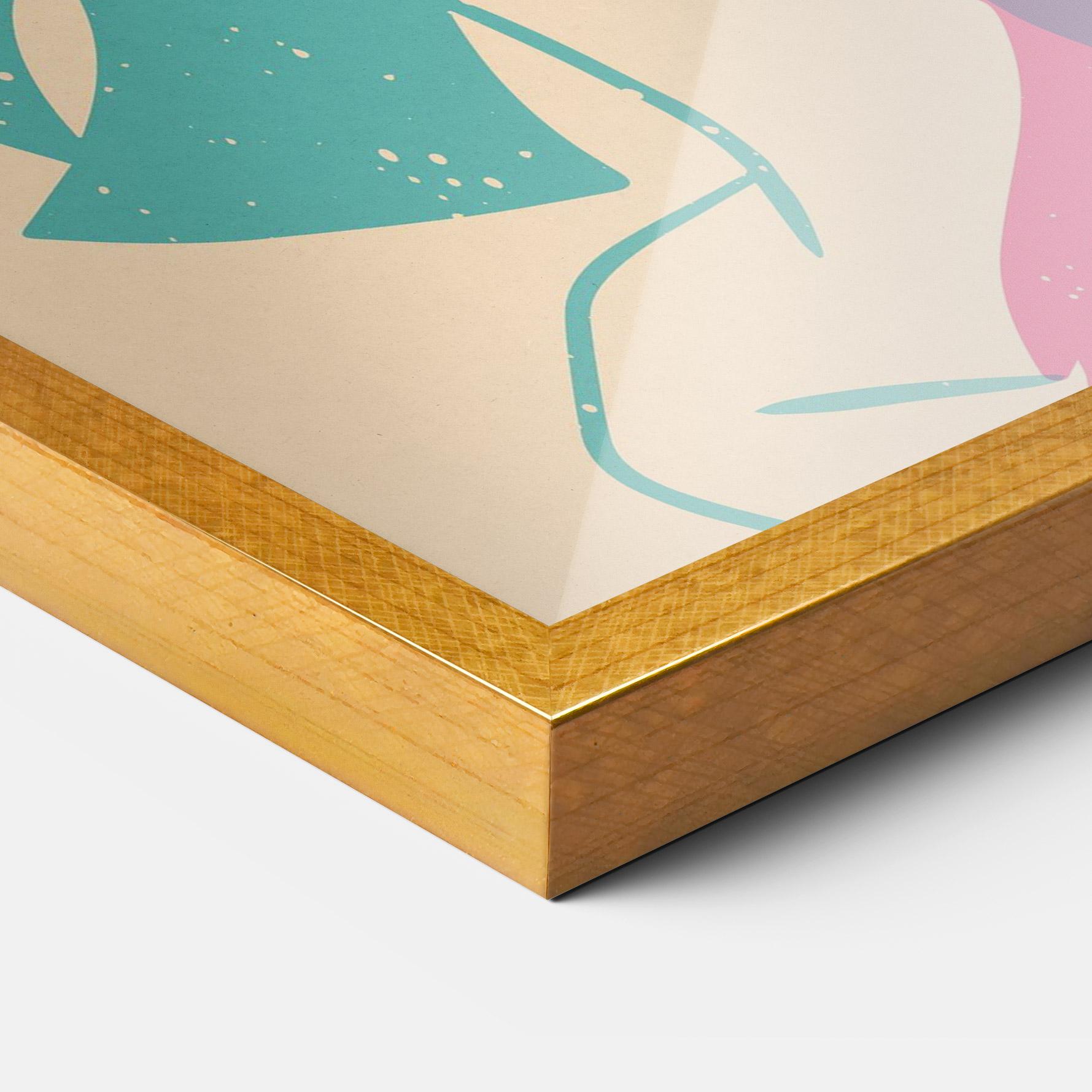 Gerahmte Poster Girl Rabbit mockup 3