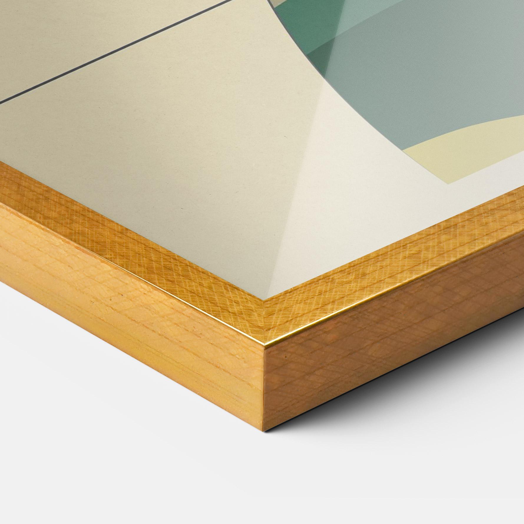 Gerahmte Poster Green Nature Woman mockup 3