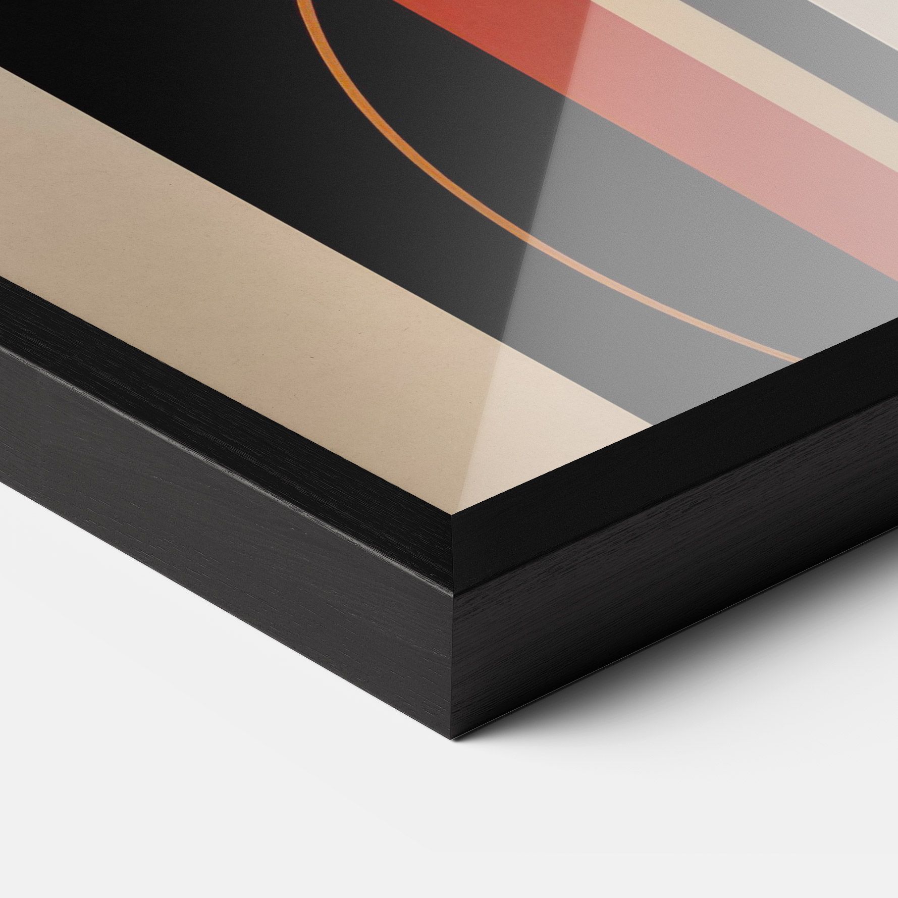 Abstract Couple Kissing mockup 3