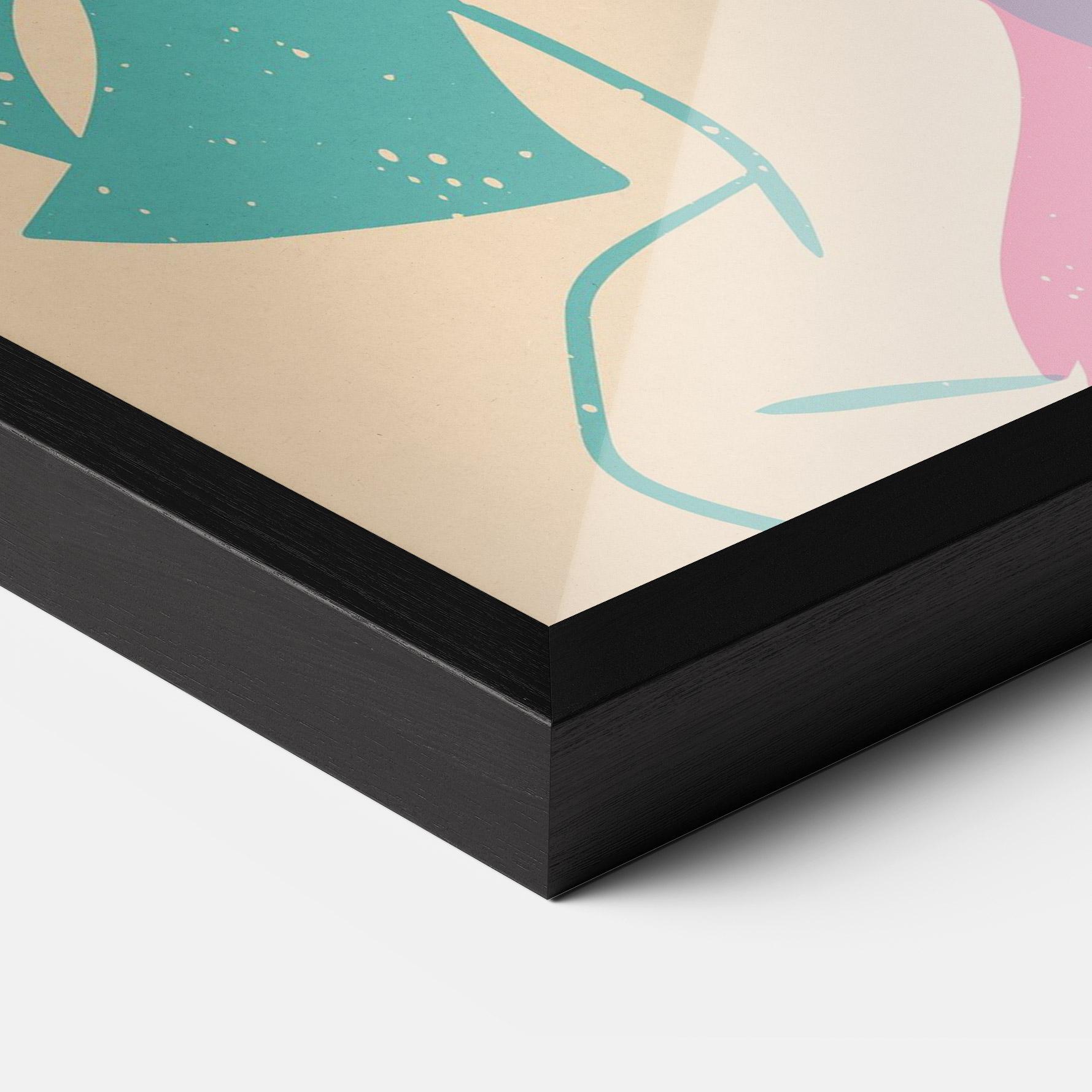 Gerahmte Poster Girl Rabbit mockup 3