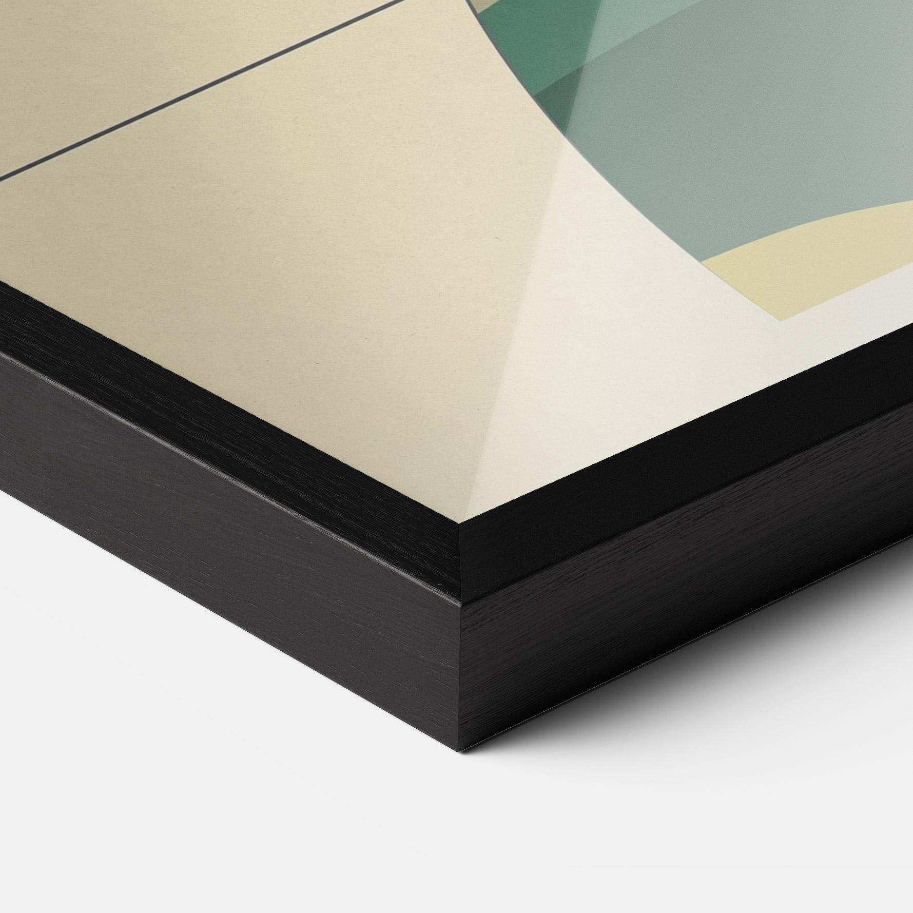 Gerahmte Poster Green Nature Woman mockup 3