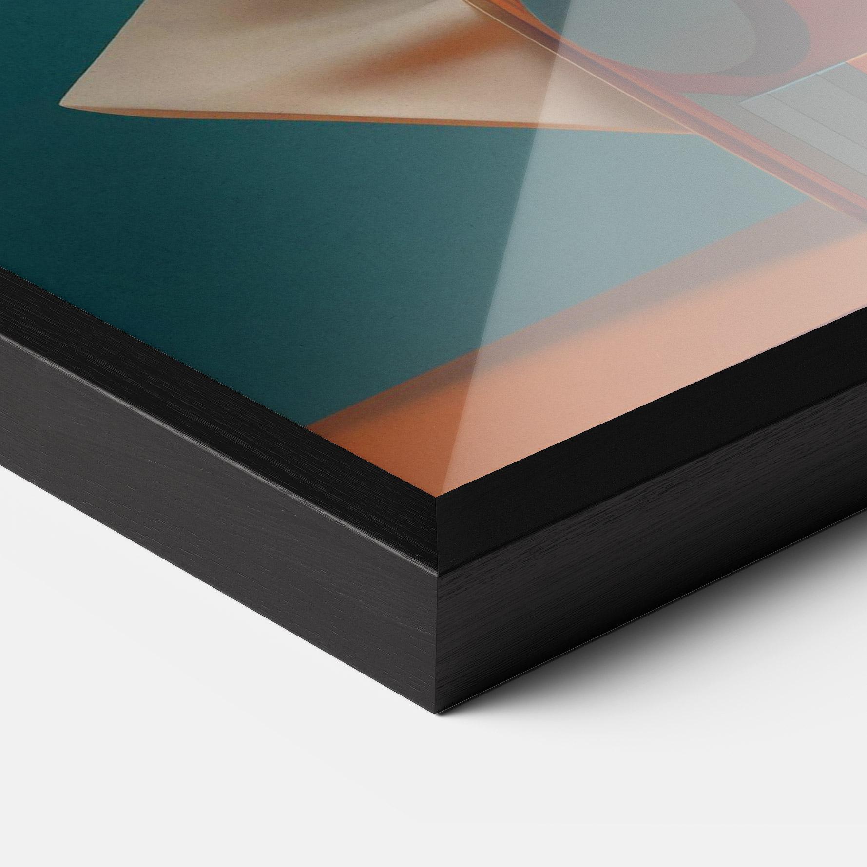 Gerahmte Poster Interesting Woman Concept mockup 3