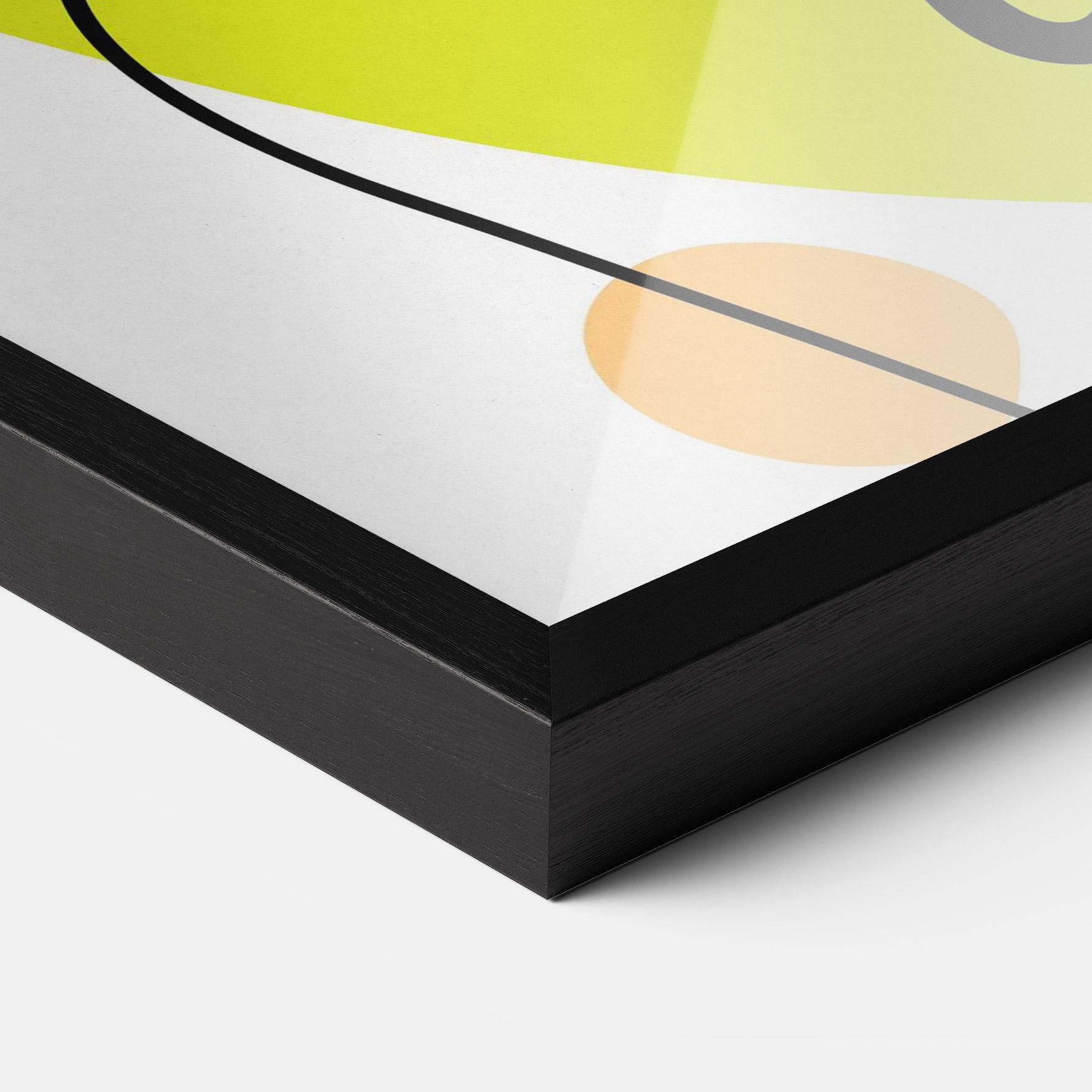 Gerahmte Poster Lime Woman mockup 3