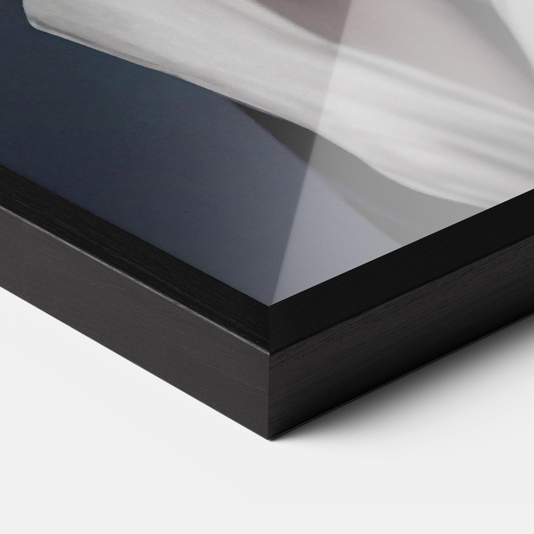 Gerahmte Poster Red Flower Woman mockup 3