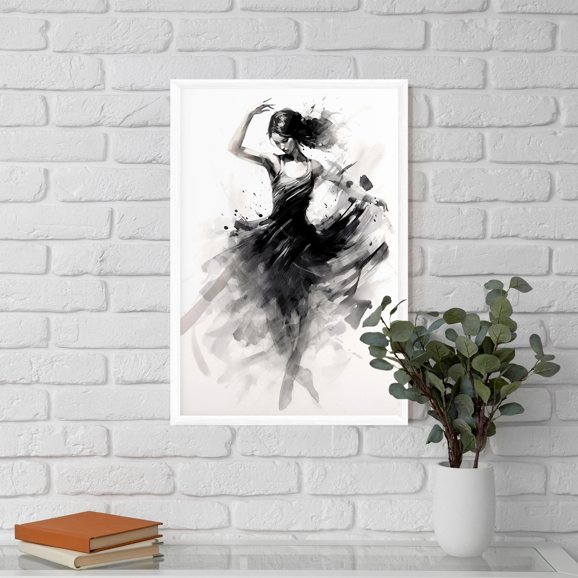 Gerahmte Poster Dancing Woman mockup 5
