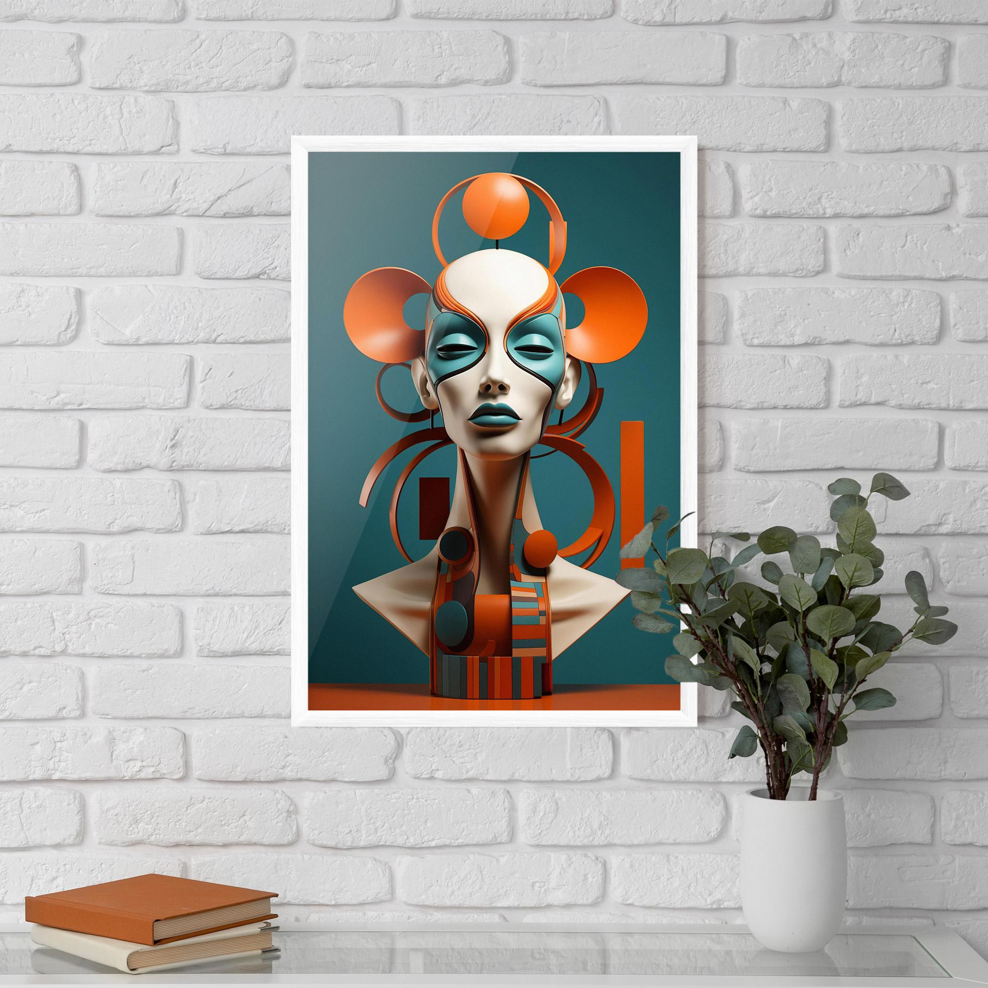 Gerahmte Poster Interesting Woman Concept mockup 5
