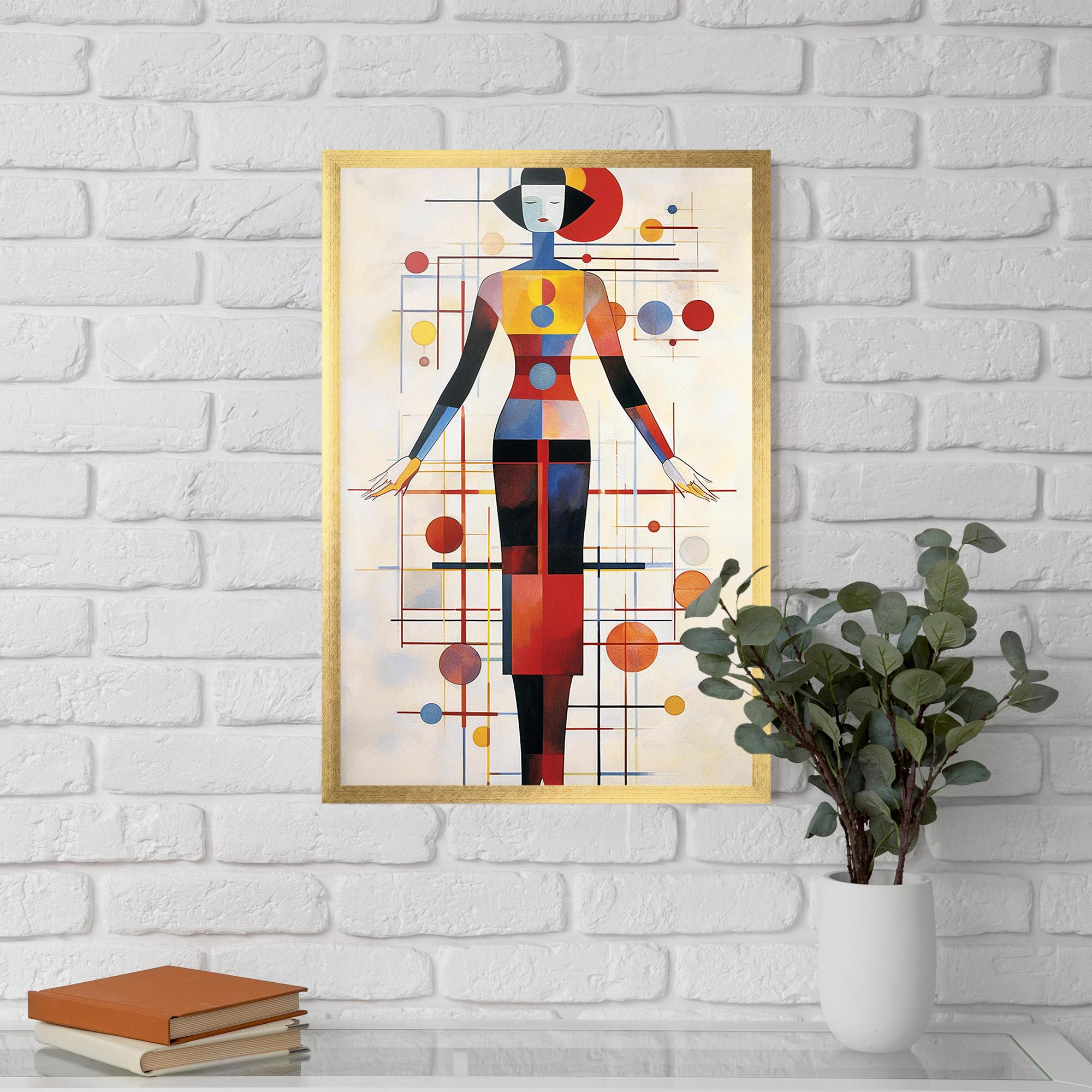 Gerahmte Poster Poster Woman Artist mockup 5