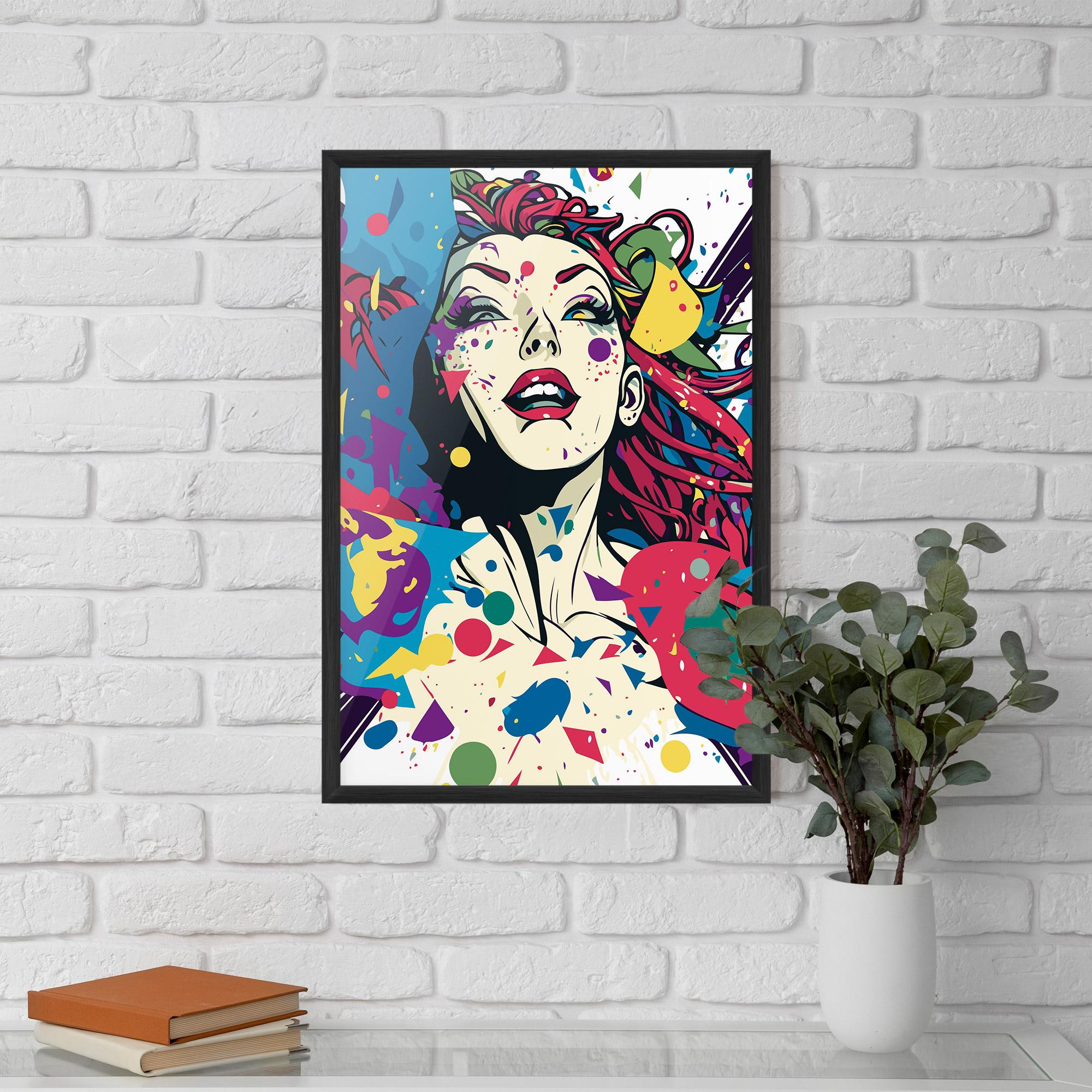 Gerahmte Poster Fictional Woman mockup 5