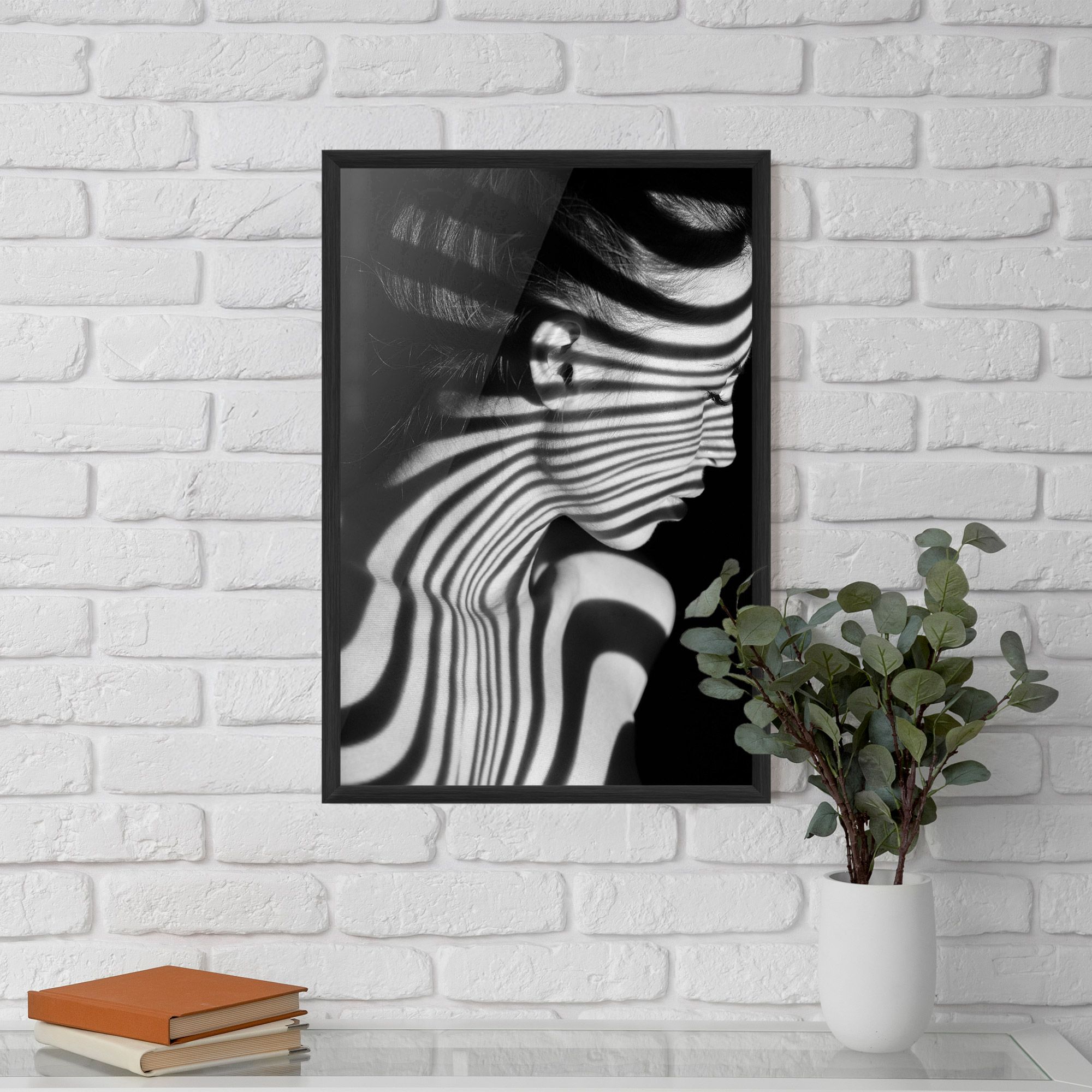 Zebra Stripes Woman mockup 5
