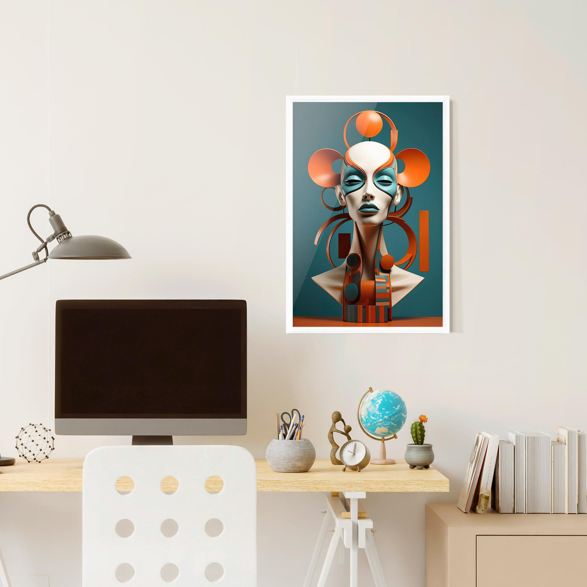 Gerahmte Poster Interesting Woman Concept mockup 6