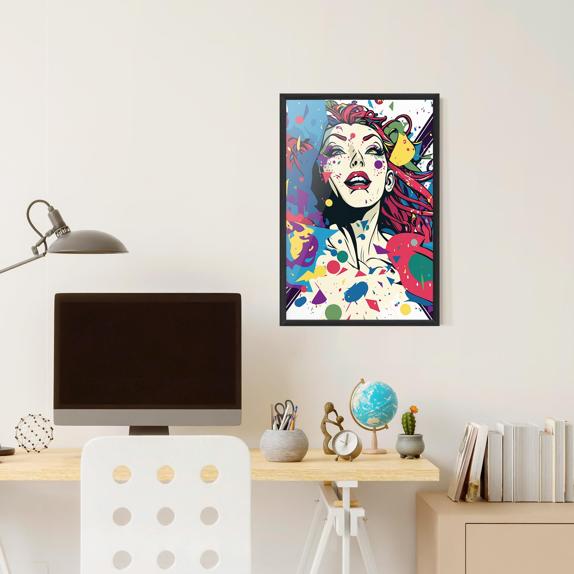 Gerahmte Poster Fictional Woman mockup 6