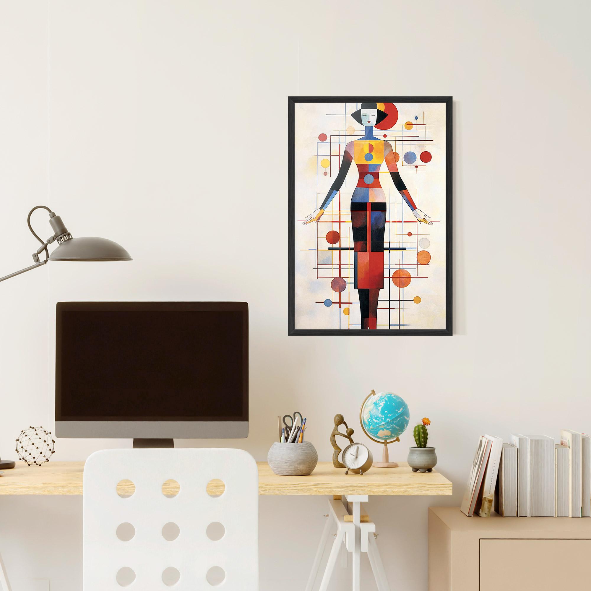 Gerahmte Poster Poster Woman Artist mockup 6