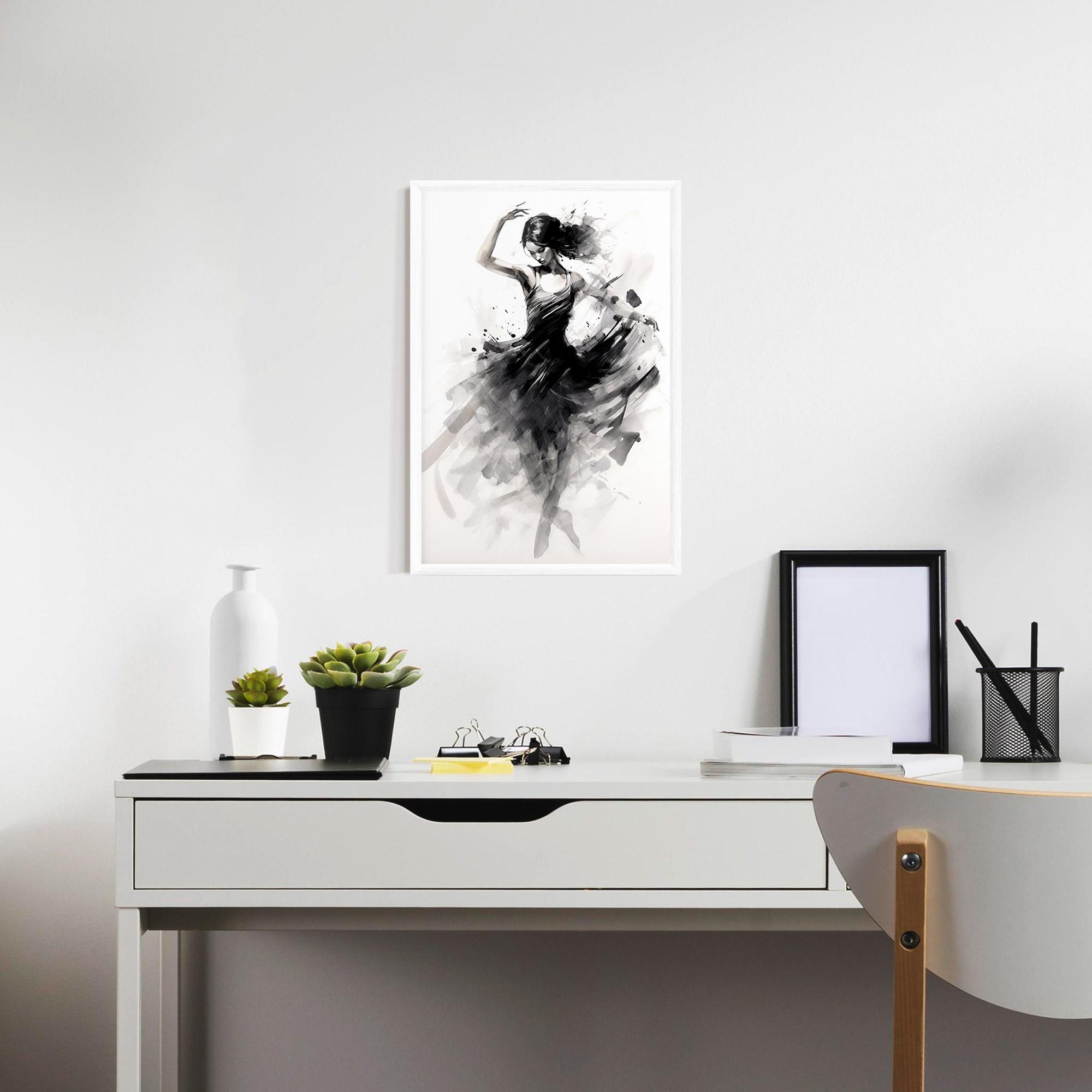 Gerahmte Poster Dancing Woman mockup 7